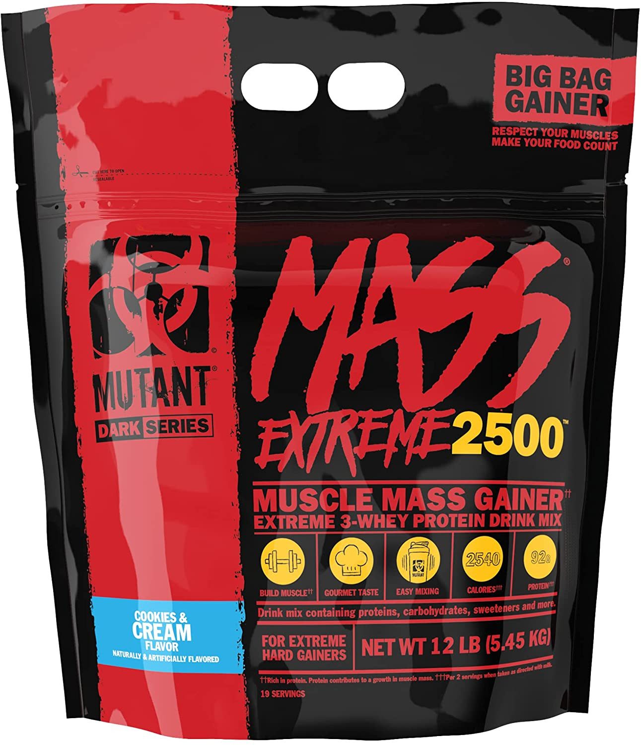 Mutant Mutant Mass XXXTREME 2500 - 5,45kg Pulver, 5450.0 g