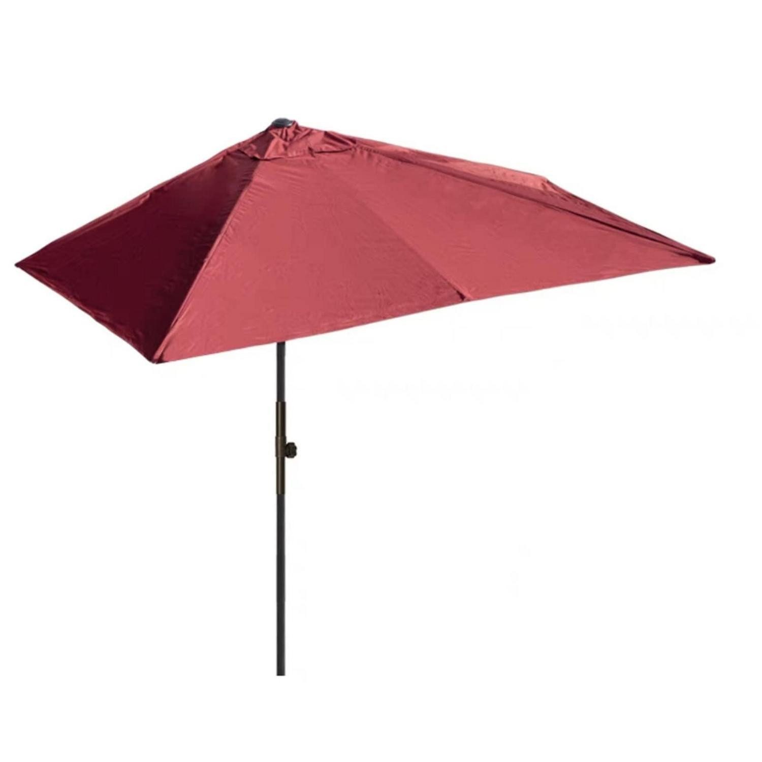 LuxusKollektion Balkonschirm Balkonschirm Halbrund 200x100cm