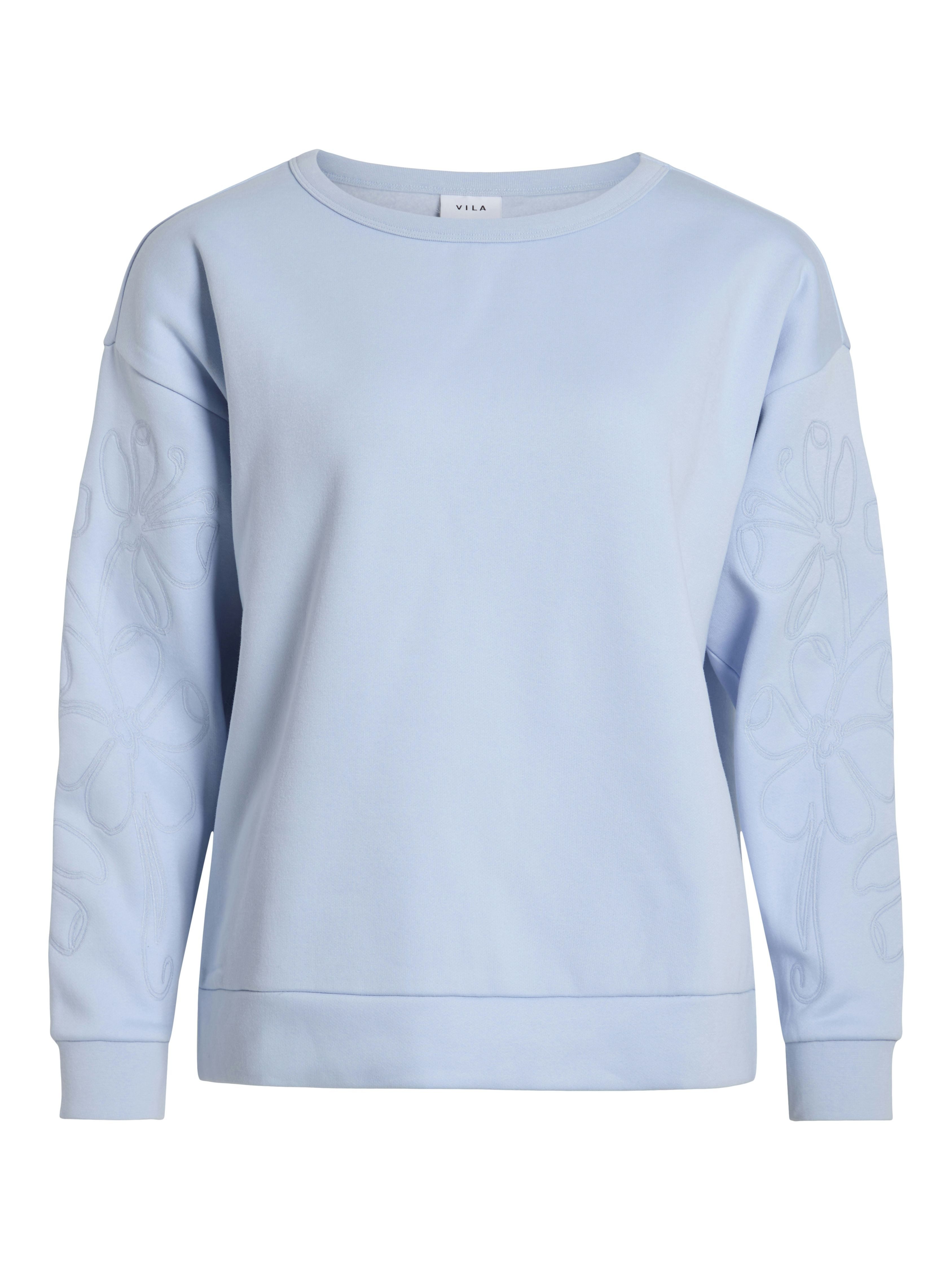 Vila Sweater VIMALDEA FLOWER EMB günstig online kaufen