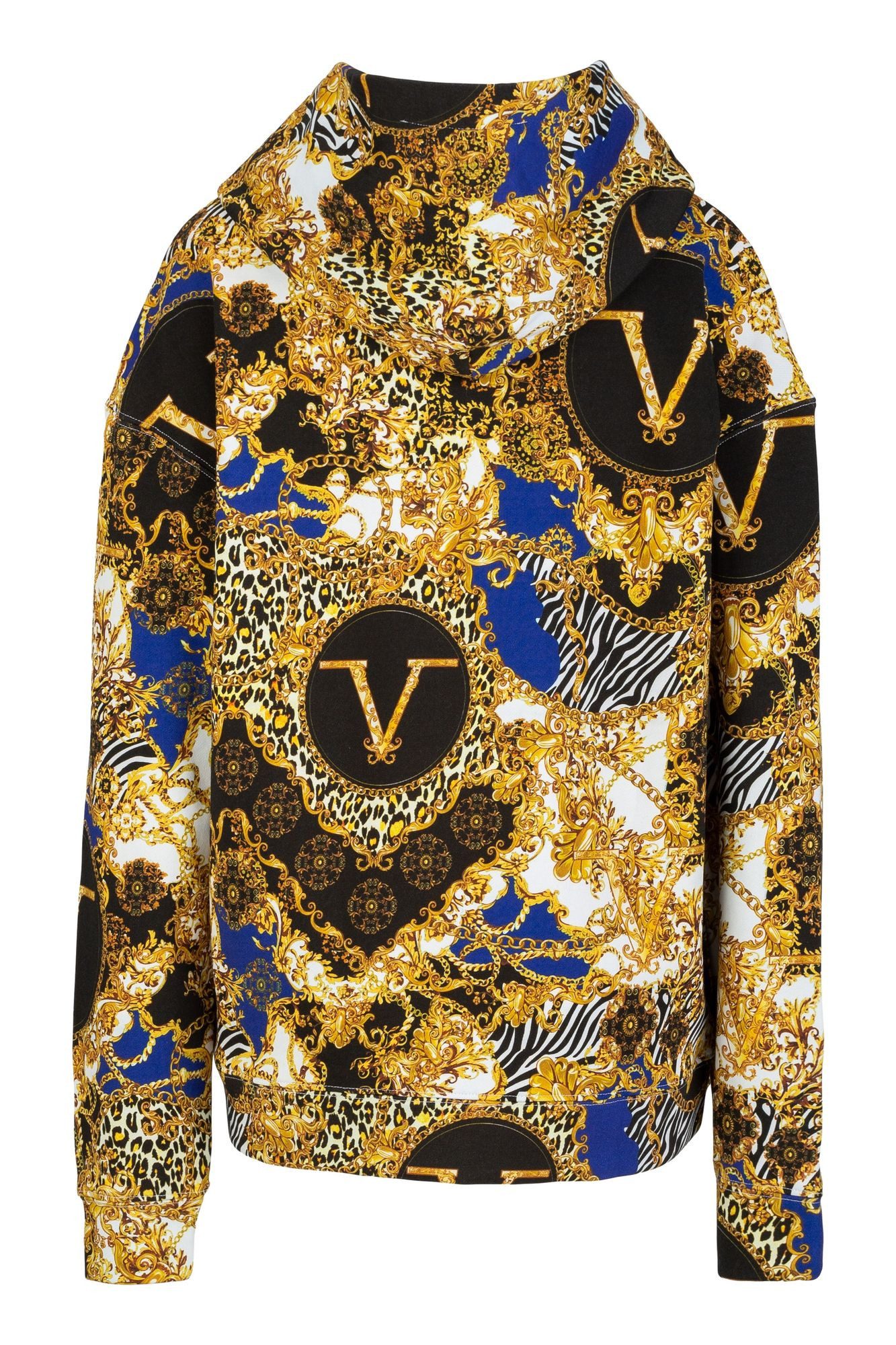 19V69 ITALIA Hoodie BURNER GOLD AOP günstig online kaufen