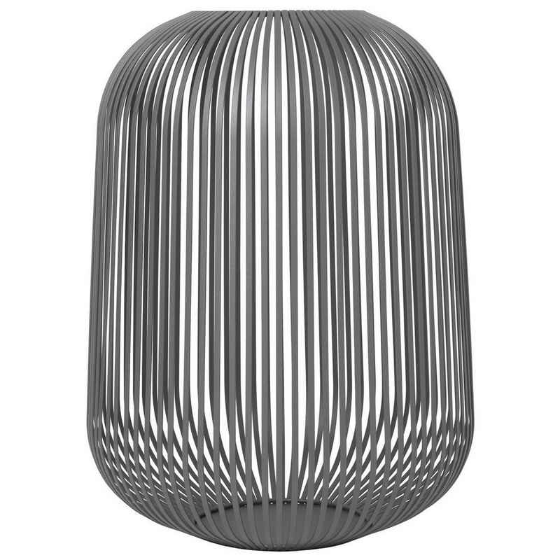 BLOMUS Laterne »LITO Steel Gray (Grau) Large H 45 cm; Modernes Indoor Windlicht«