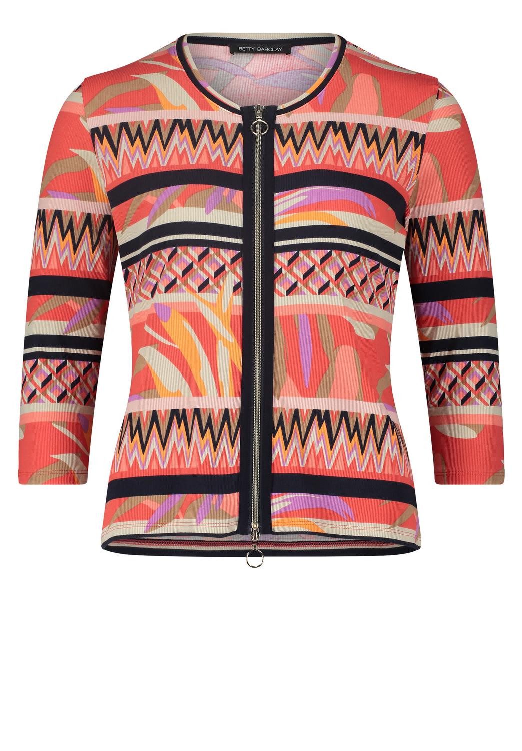 Betty Barclay Strickjacke Shirt Jacke Kurz 3/4 Arm