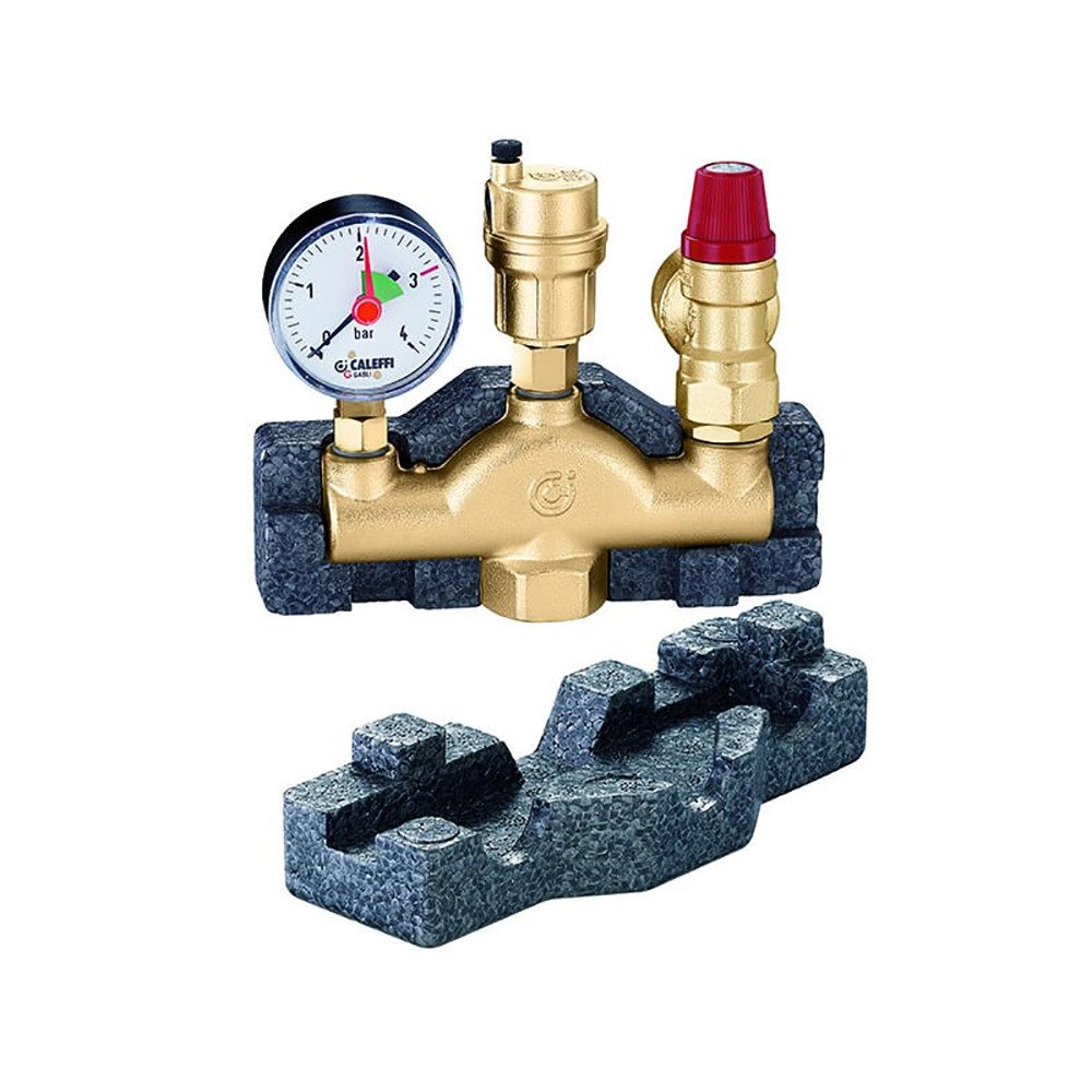 Caleffi Wasser-Druckminderer Kesselsicherheitsgruppe 100kW Sicherheitsgruppe Anschlussgruppe