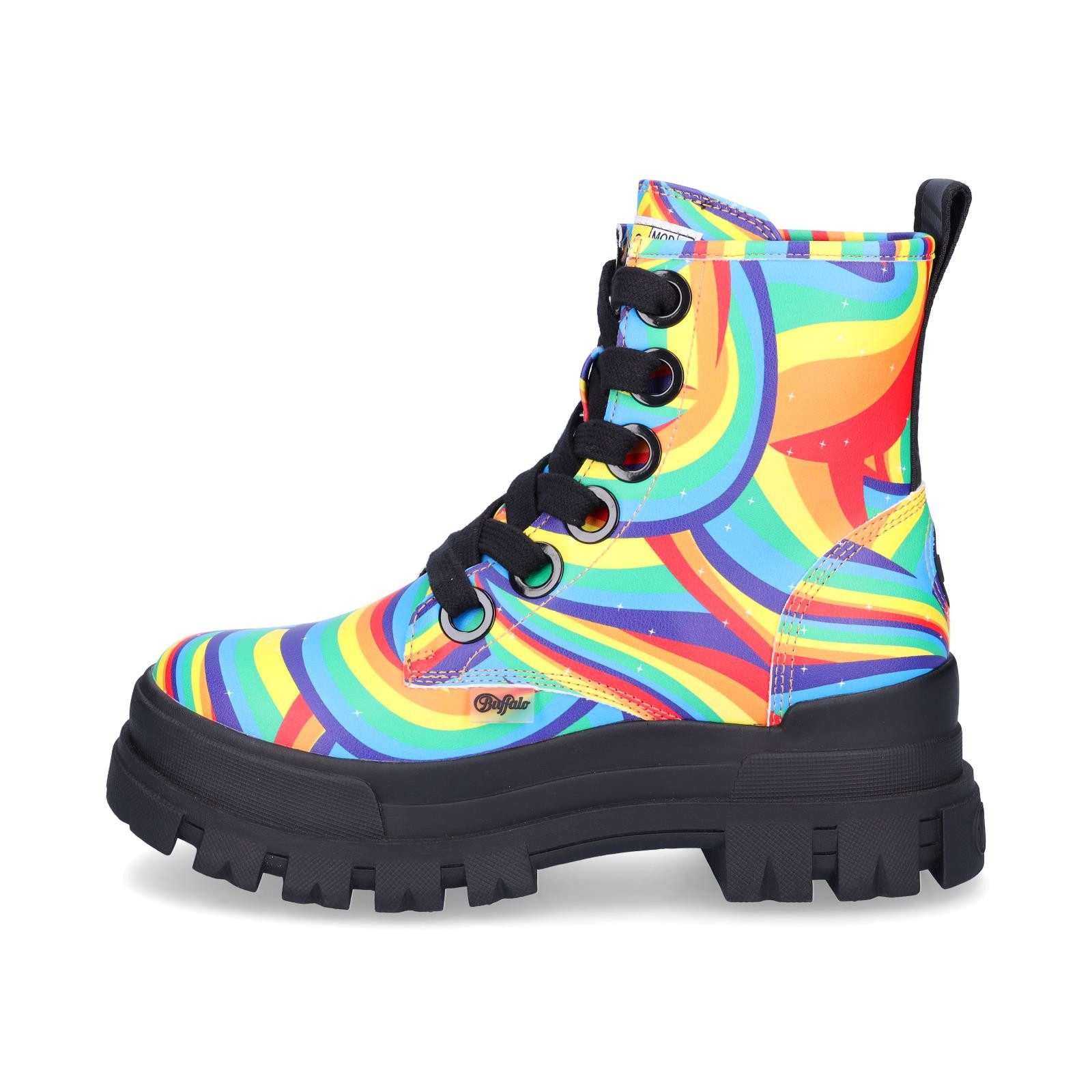 Buffalo Buffalo Damen Schnürboot Aspha Lace-up Hi multi Schnürboots
