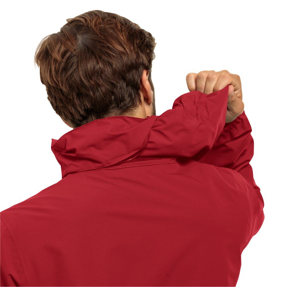 Jack Wolfskin Regenjacke Stormy Point 2-Lagen 2024 (Wetterschutzjacke, wasserdicht, winddicht)