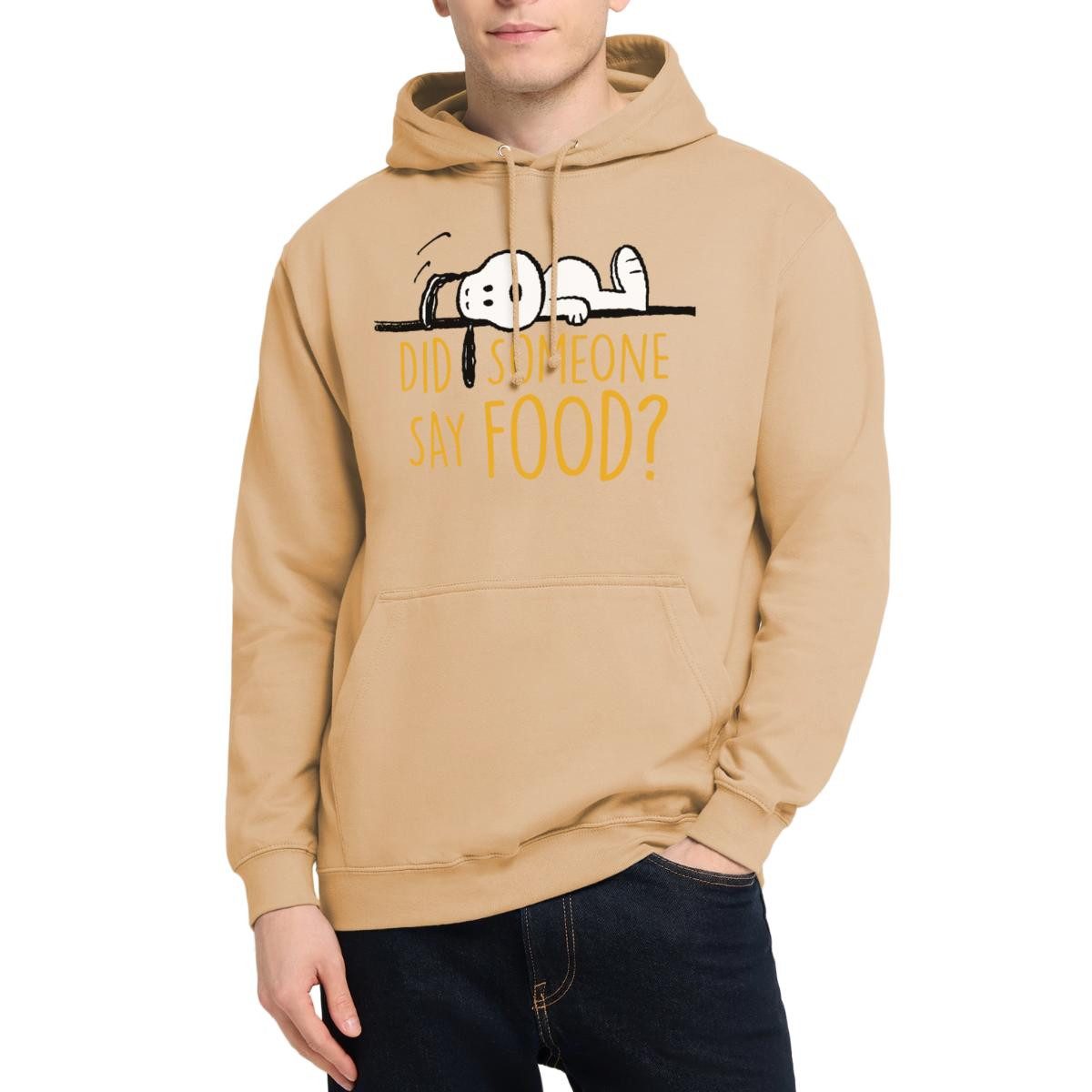 Spreadshirt Hoodie Peanuts Snoopy Ich Hab Hunger Lustiger Spruch Unisex Hoodie (1-tlg)