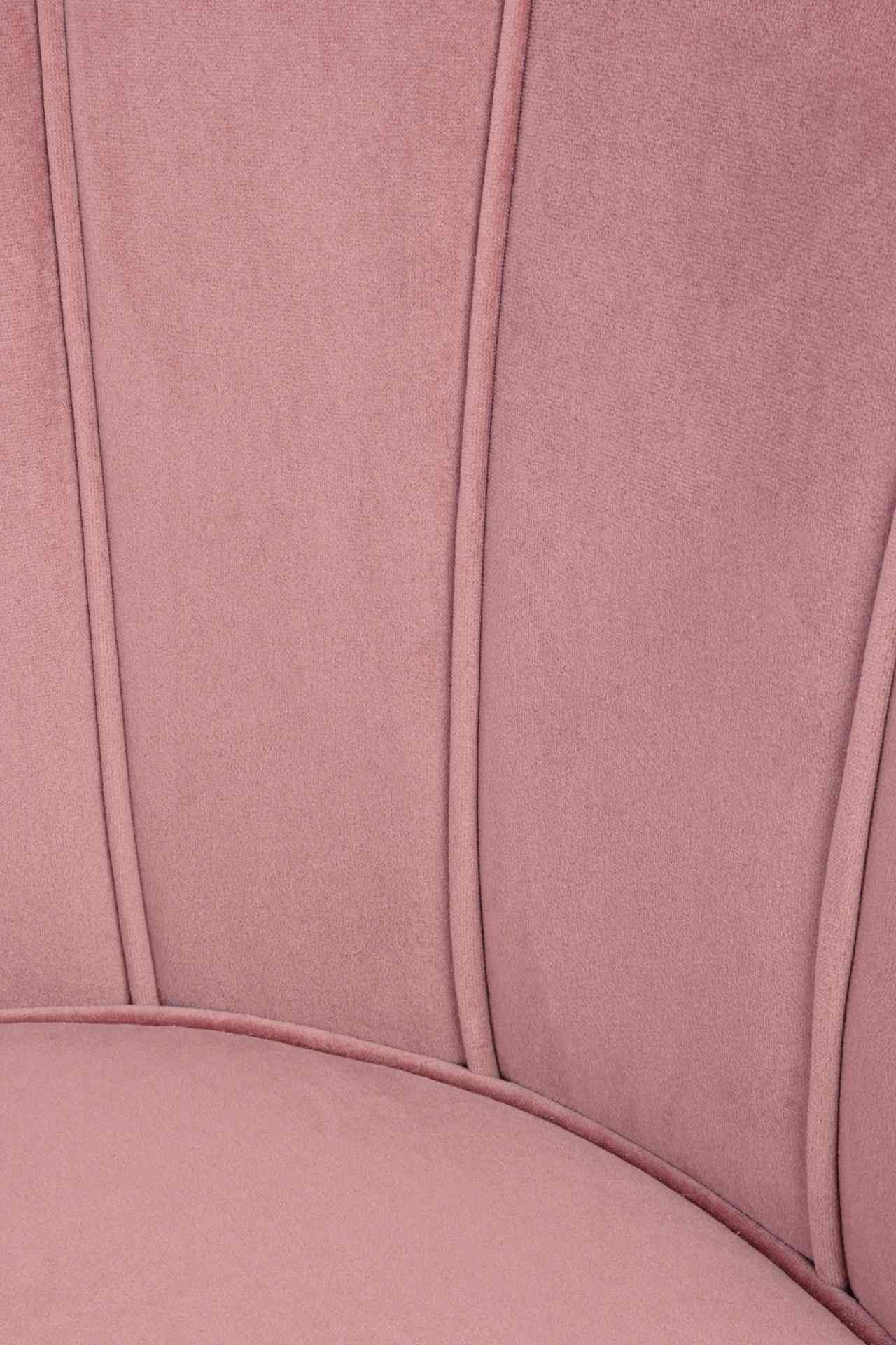Bizzotto Sessel Giliola in Samt-Optik, Rosa günstig online kaufen