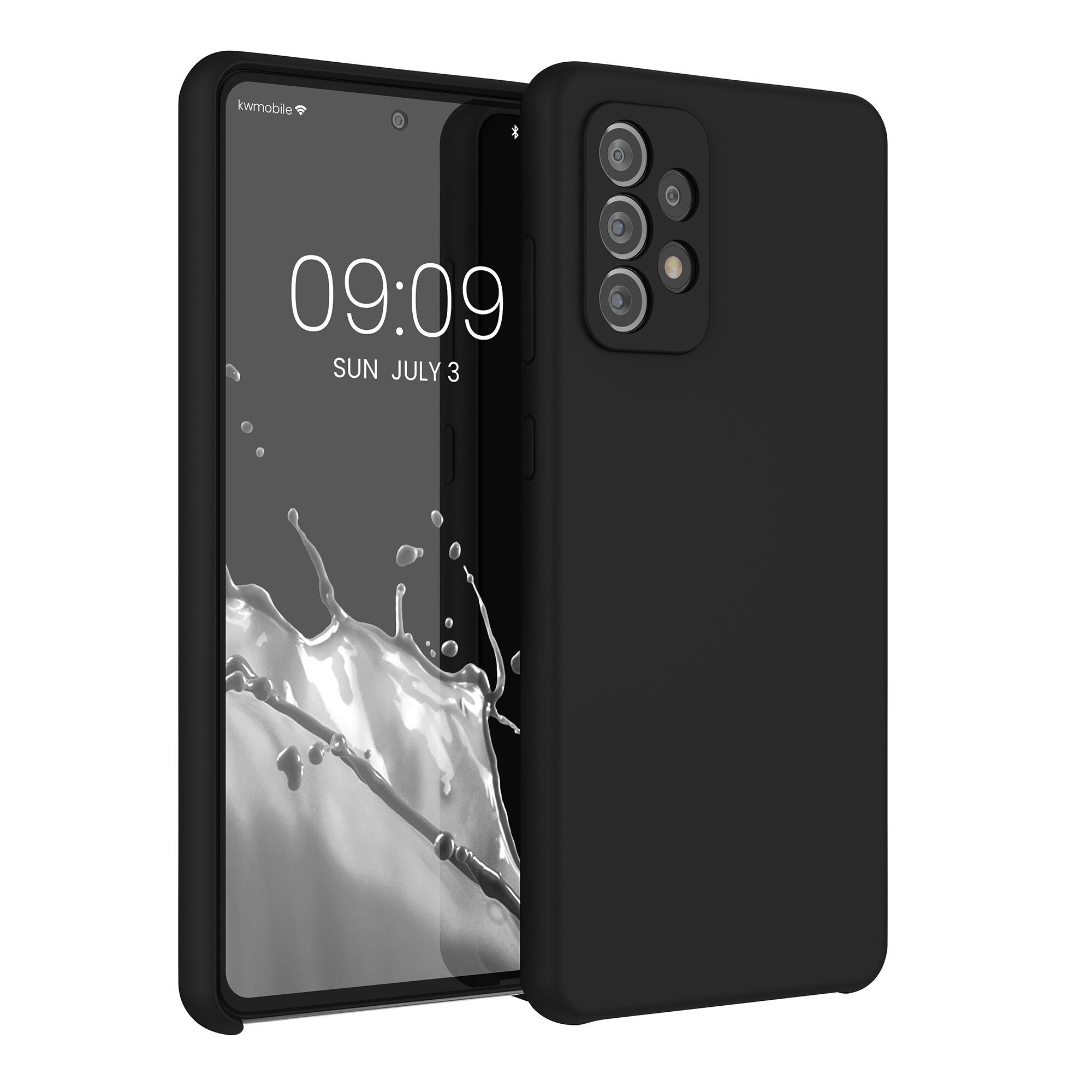 kwmobile Handyhülle Handyhülle für Samsung Galaxy A72 Hülle, Weiches Handy Silikon Case - Schutzhülle Cover