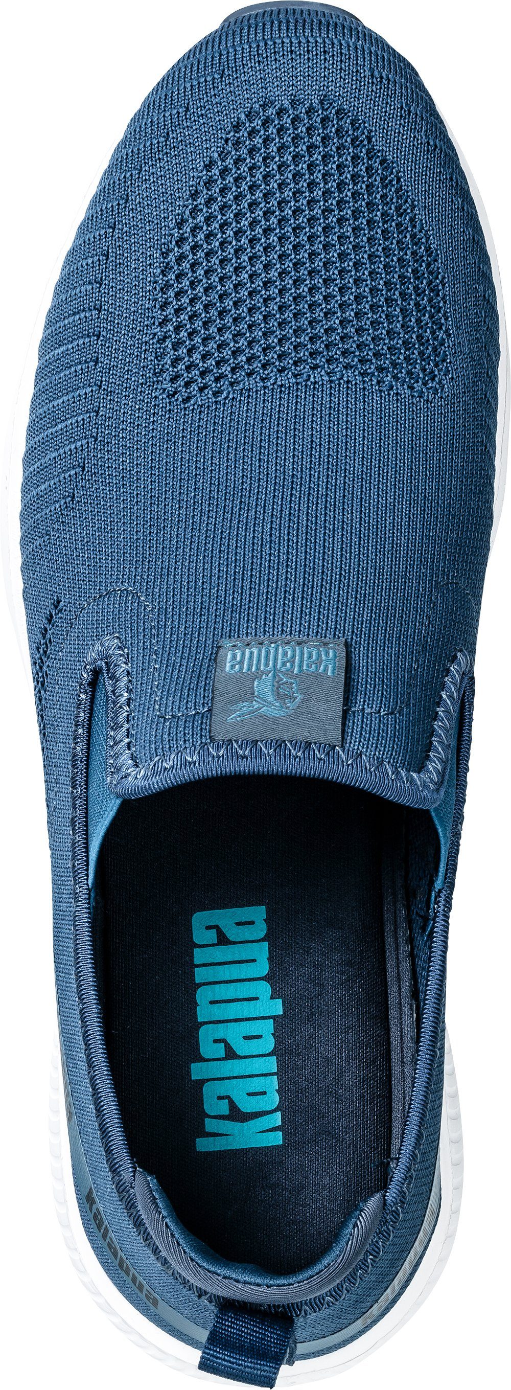 blau Slip-On mit Kalapua Memory-Foam-Innensohle und Sneaker ultraleicht
