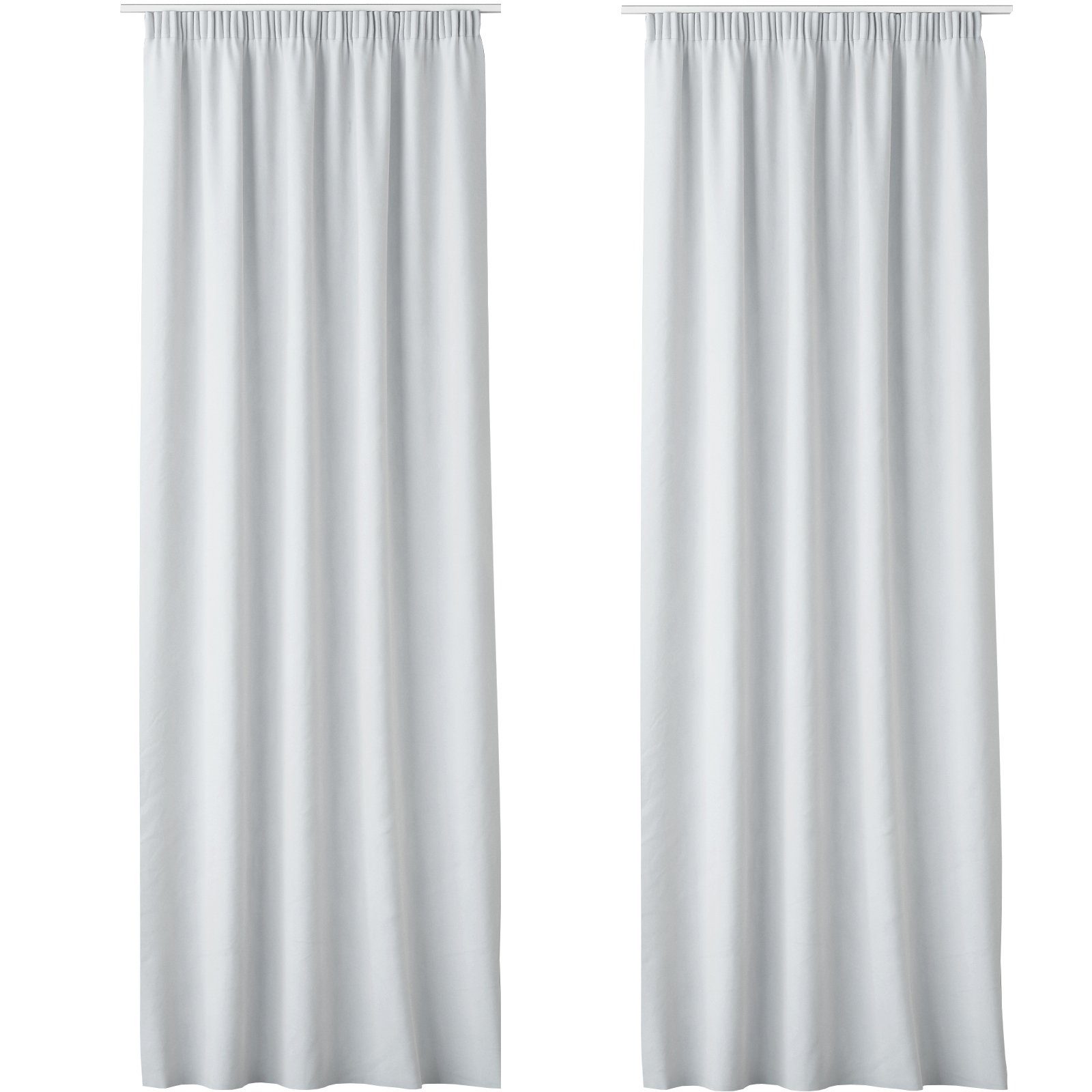 JEMIDI Gardine 2x Blickdichter Vorhang 140x250cm, günstig online kaufen