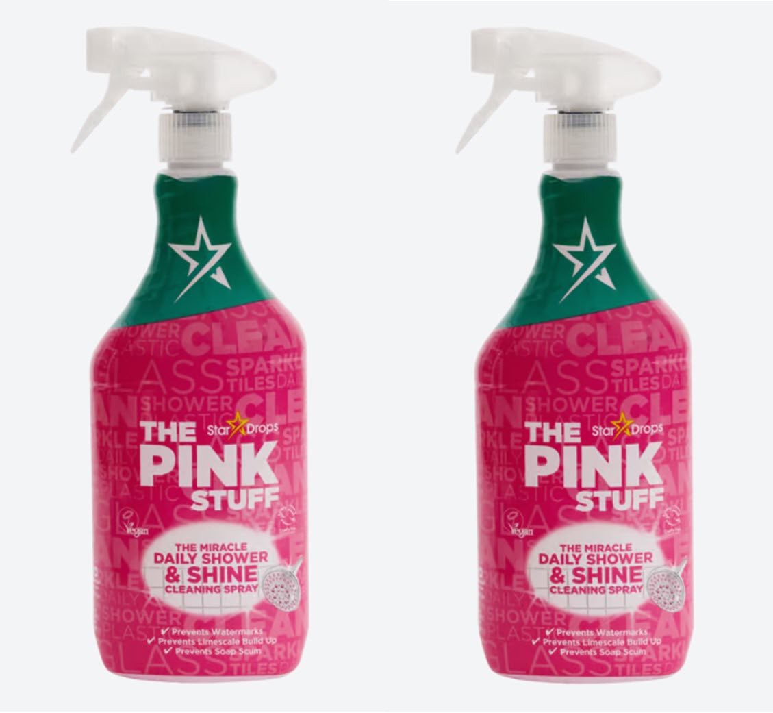 The Pink Stuff The Pink Stuff Daily Shower & Shine 2 x 850 ml Miracle Reinigungsspray Flüssigreiniger