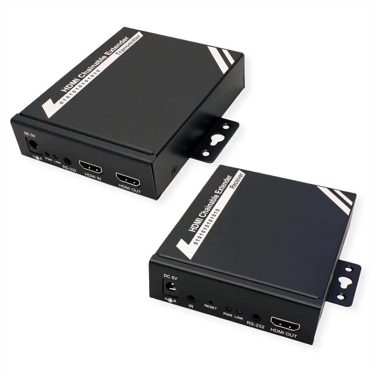 HDMI Extender über TP, Cat.5/6, kaskadierbar, 100m Audio- & Video-Adapter