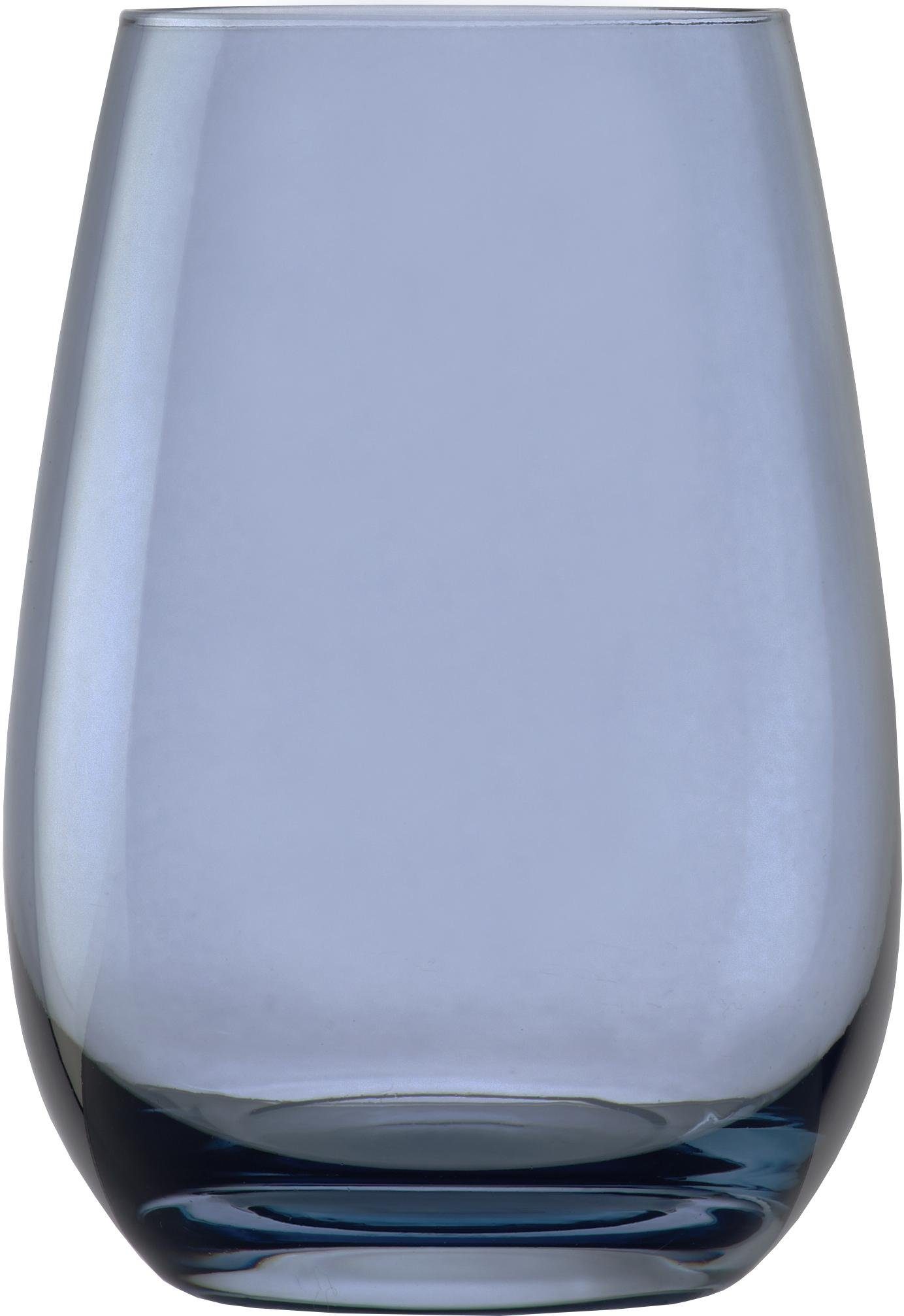 Stölzle Becher ELEMENTS, Glas, blau 6-teilig
