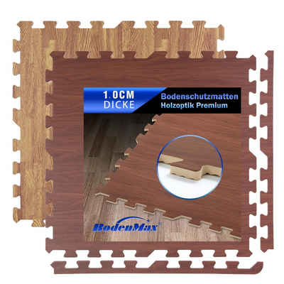 BodenMax Bodenturnmatte BodenMax Bodenschutzmatte Sportmatte puzzle, 58x58x1 cm
