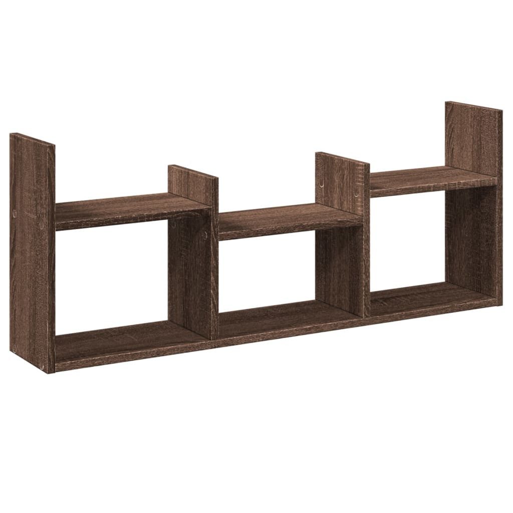 vidaXL Regal Wandschrank 100x18x40 cm Braun günstig online kaufen