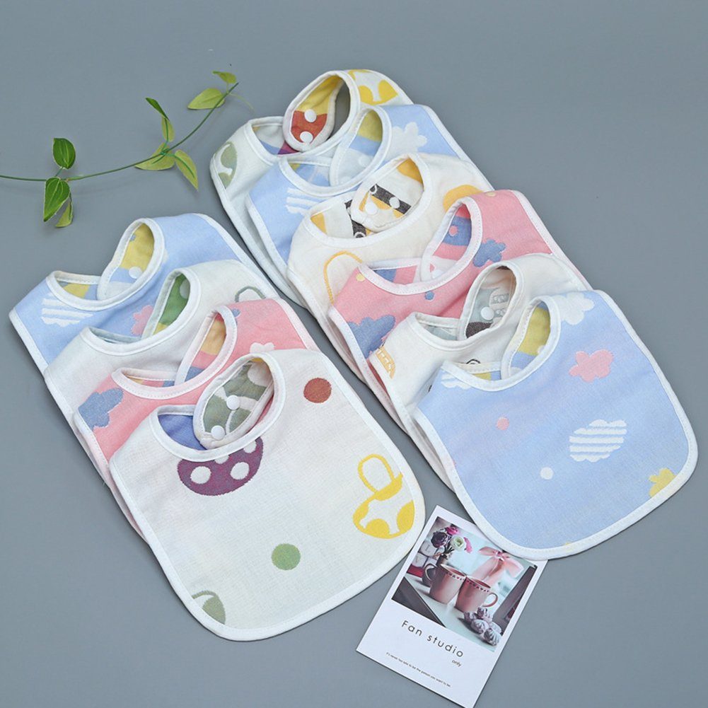 Mehrzweck-Baby-Speichel-Handtuch Blusmart bag Baby-Fütterungs-Sabber-Lätzchen, Lätzchen monkey