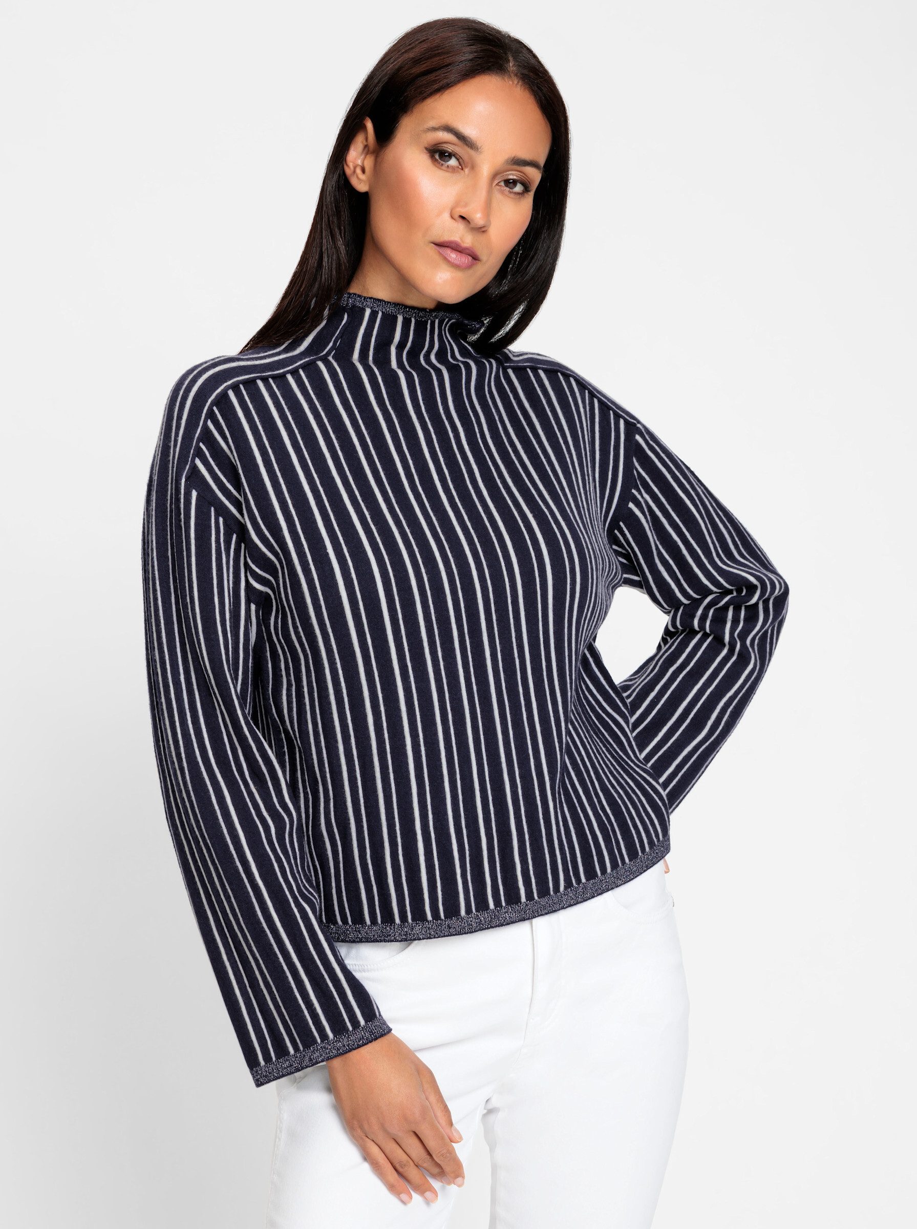 Strickpullover Streifenpullover