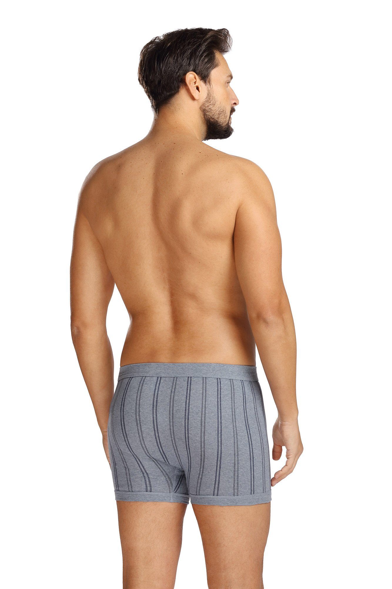 Comte Boxershorts (Set, 3-St., 3er-Pack) Herren Unterhosen Shorts 3er-Pack Pants mit Eingriff Feinripp