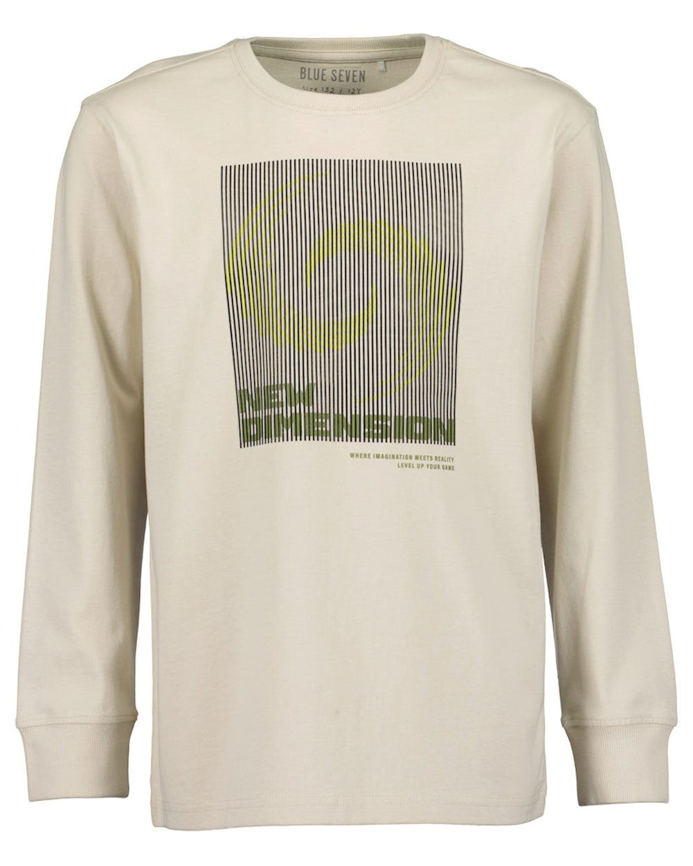 Langarmshirt Blue Seven Jungen Langarmshirt new dimension kieselbeige