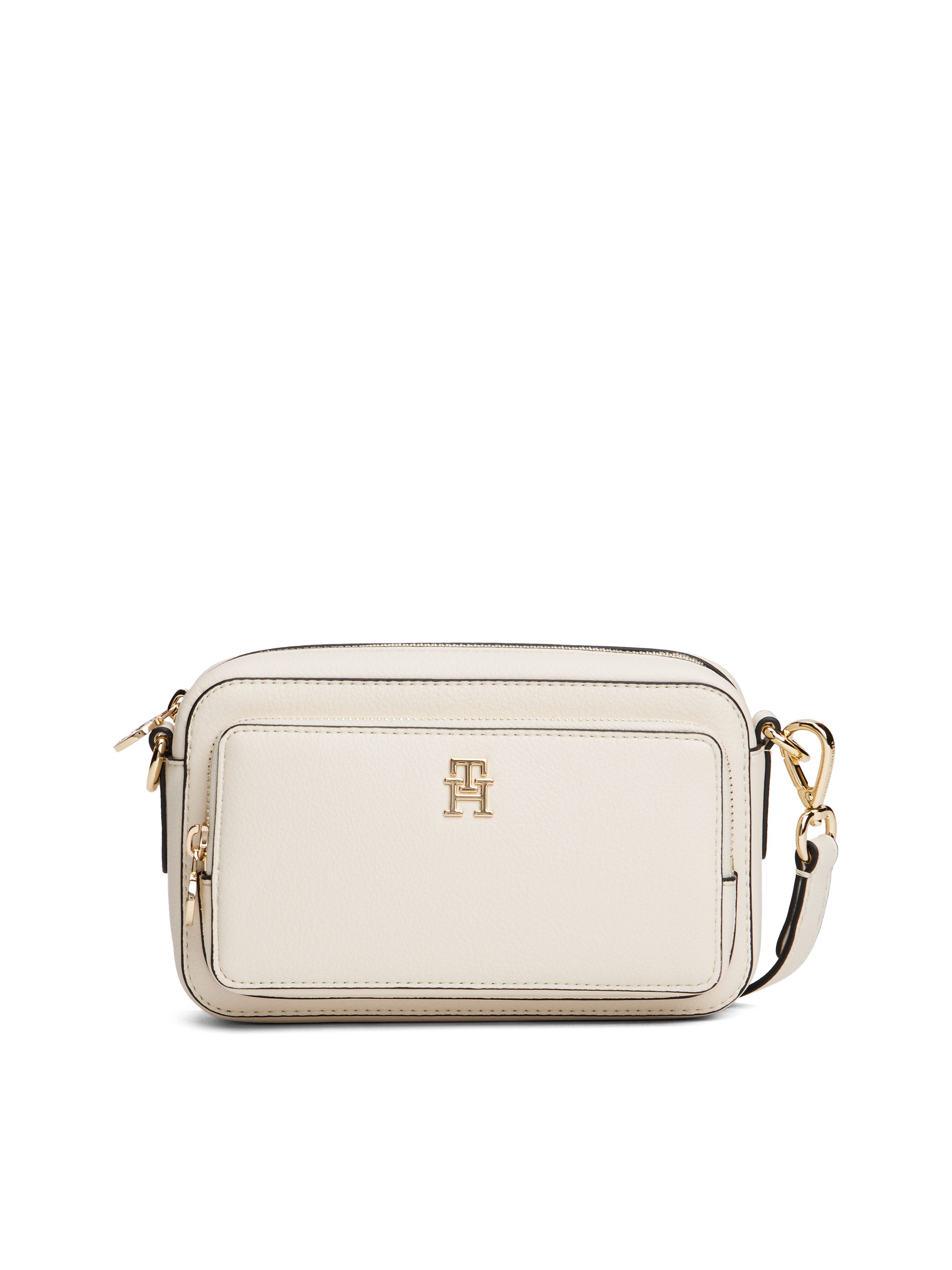Tommy Hilfiger Umhängetasche TH ICON CAMERA BAG, Damen Schultertasche, Minibag mit TH-Logoemblem