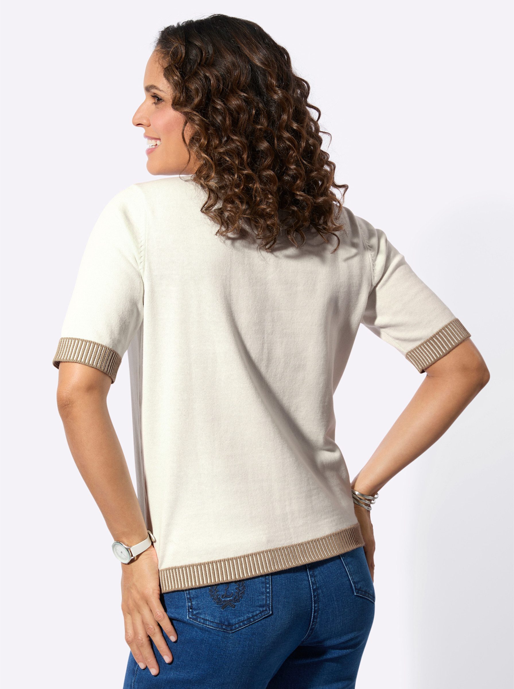 Witt Strickpullover Kurzarmpullover günstig online kaufen