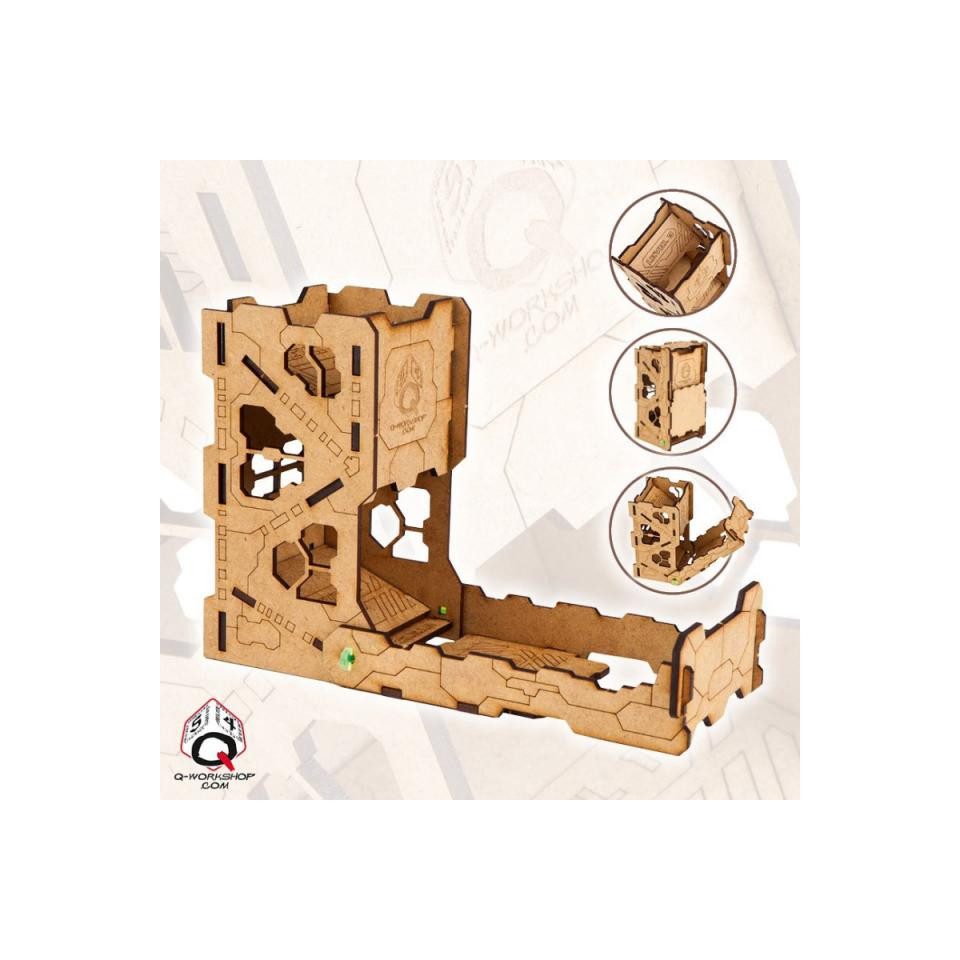 Q-Workshop Spiel, Dice Towers - Tech Dice Tower