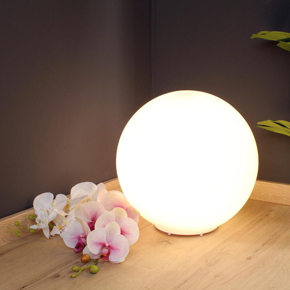 click-licht Tischleuchte Tischleuchte Lampd in Weiß E27 350mm, keine Angabe, Leuchtmittel enthalten: Nein, warmweiss, Tischleuchte, Nachttischlampe, Tischlampe