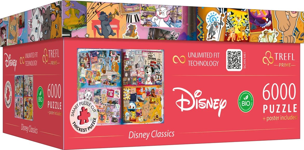 Trefl Puzzle The Great Book of Disney 6000 Teile Puzzle, 6000 Puzzleteile, günstig online kaufen