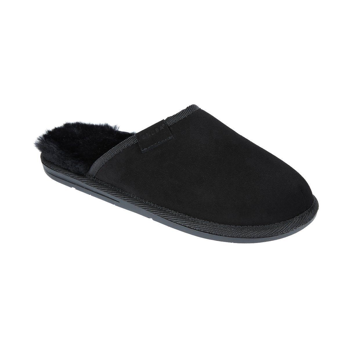 Vanuba SOAY Herren Hausschuh Echtleder Hüttenschuhe/Winter-Hausschuhe/Gefüttert