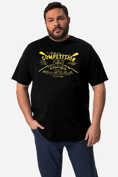 Men Plus T-Shirt Men+ T-Shirt Halbarm Competition Print bis 84/86