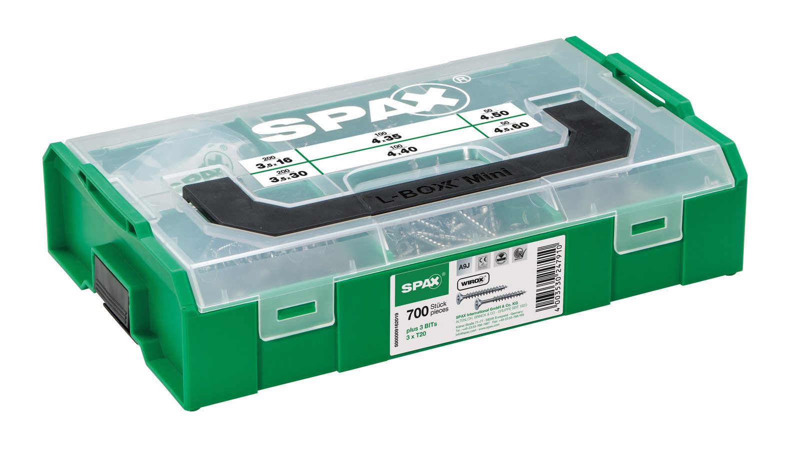 SPAX Schraube SPAX Montagekoffer L-BOXX Mini, günstig online kaufen