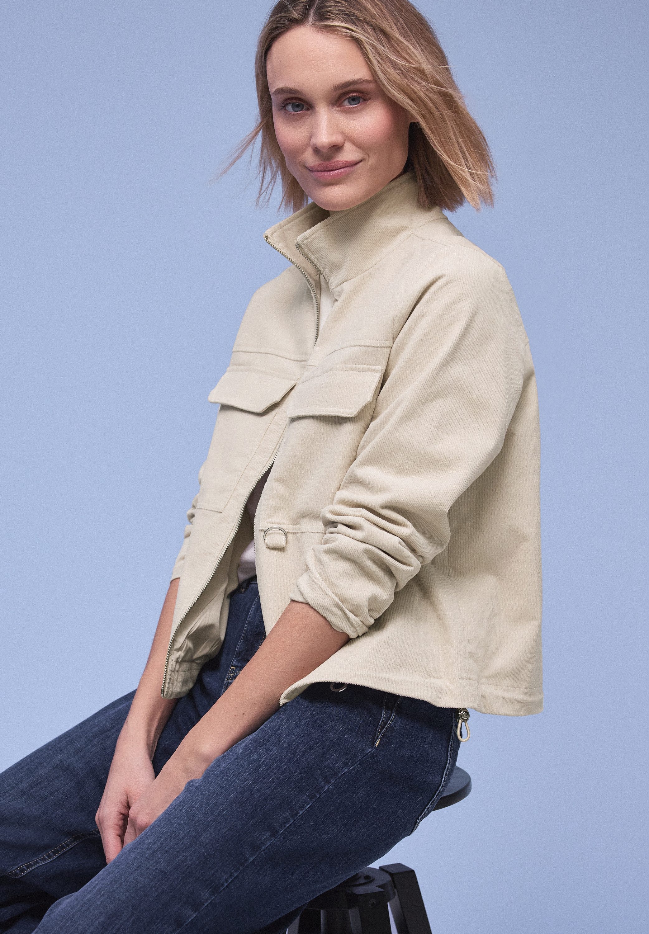 STREET ONE Cordjacke in Cord-Optik