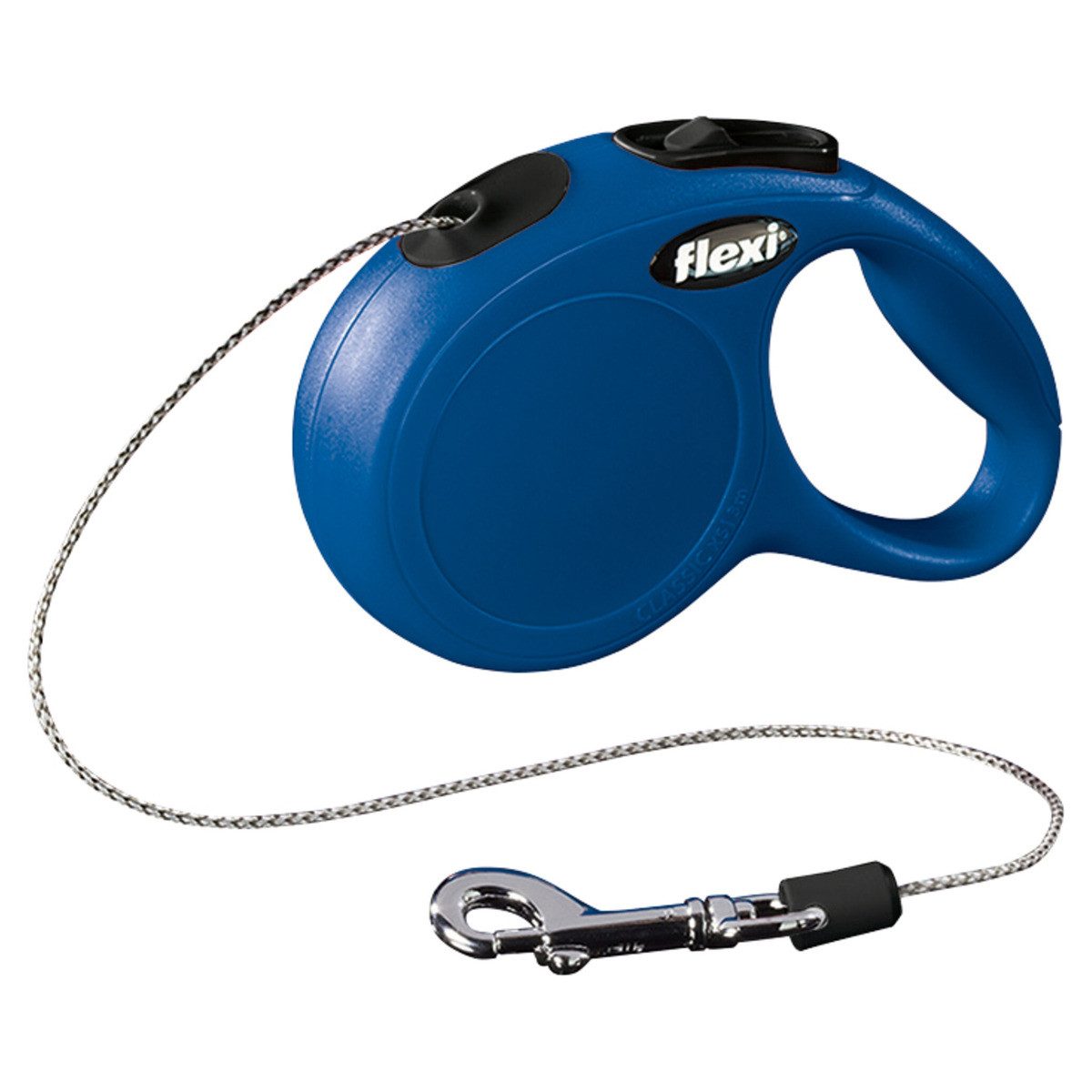 flexi Leine New Classic Cat Seil blau