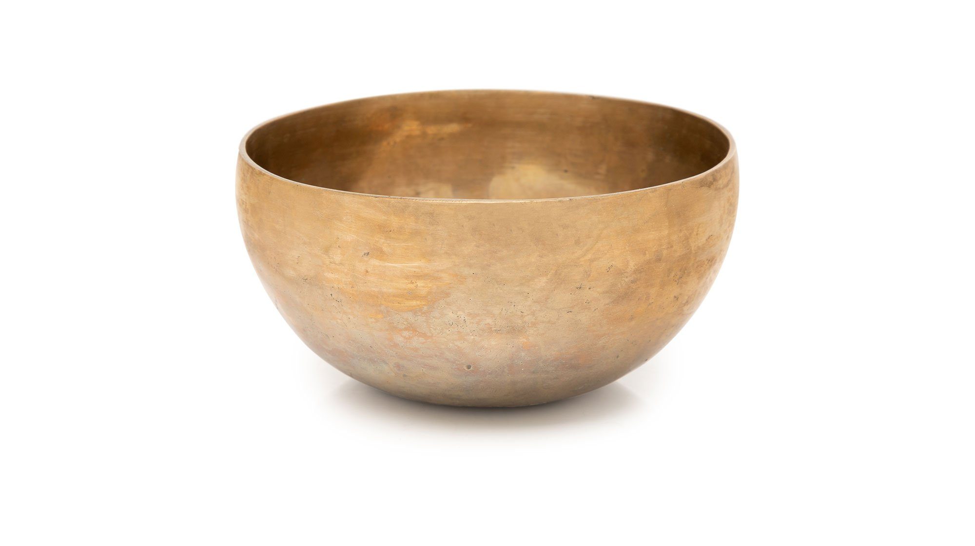 XDrum Klangschalen Omshanti Klangschale 13 cm handgehämmert aus 7 Metallen, handgemacht in Indien - ideal für Meditations- und Therapiezwecke