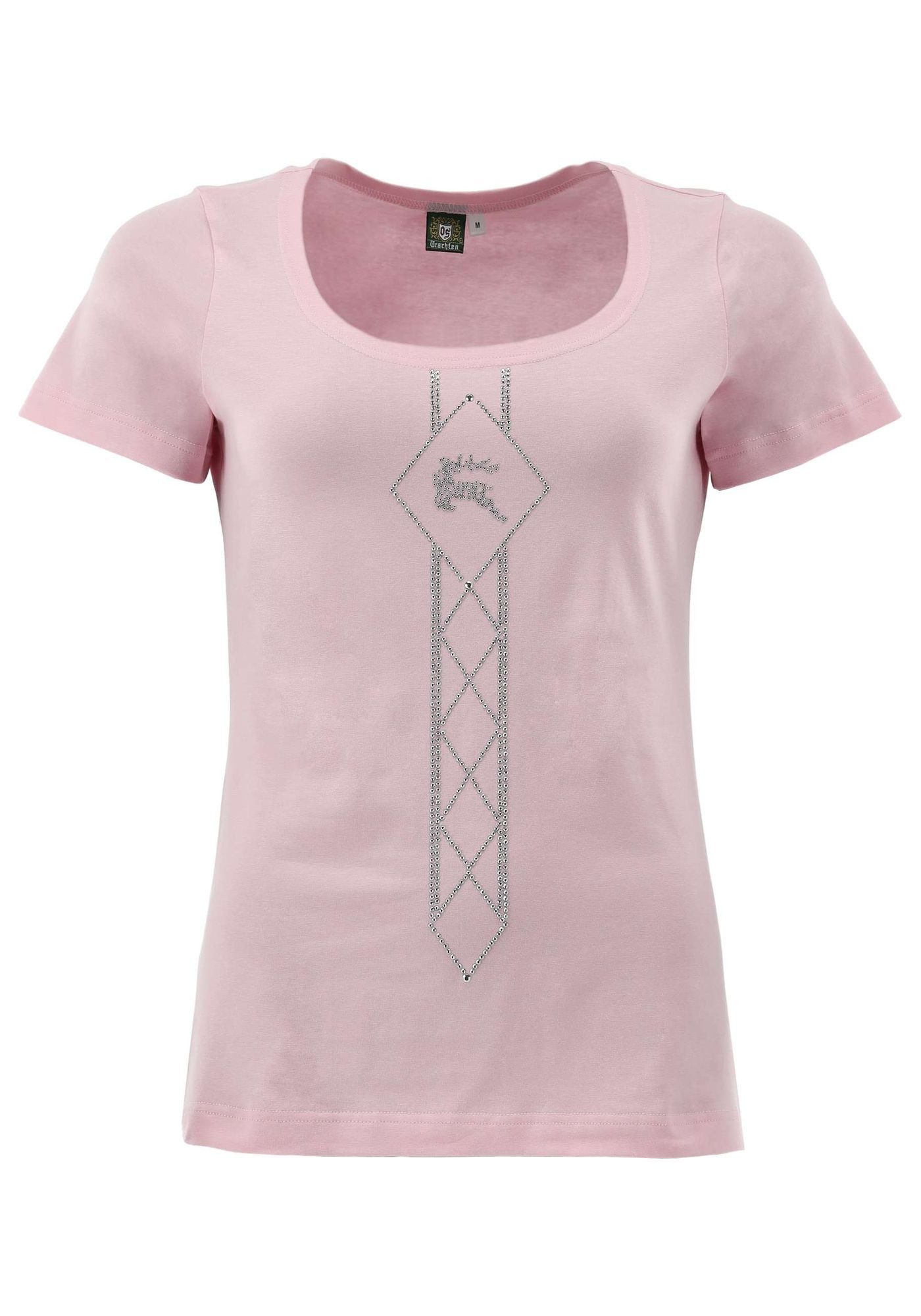 OS Trachten T-Shirt Dularo Tailliert, Rundhalsausschnitt, günstig online kaufen