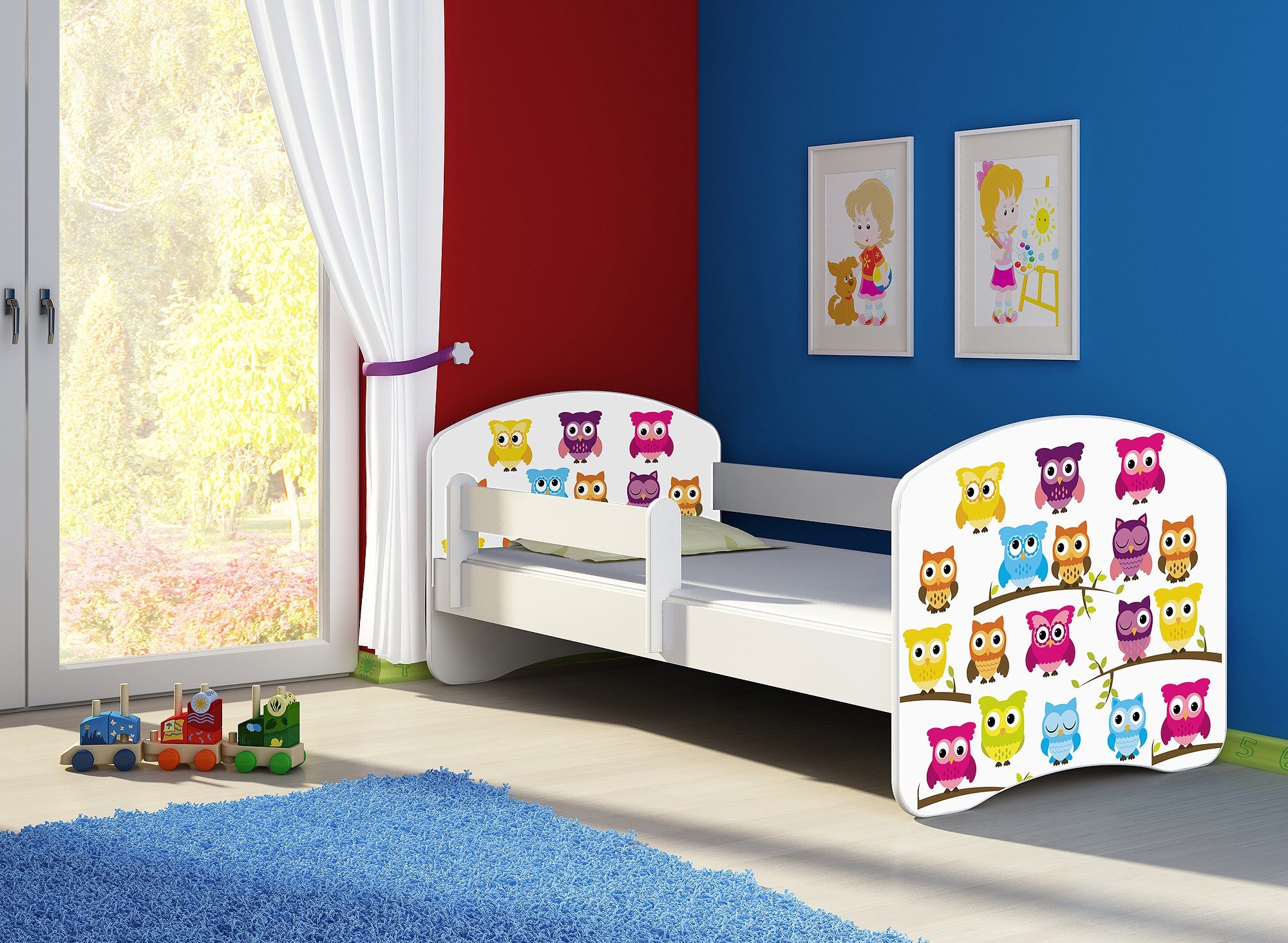 Clamaro Kinderbett (Kinderbett, Babybett 70x140, 80x160, günstig online kaufen