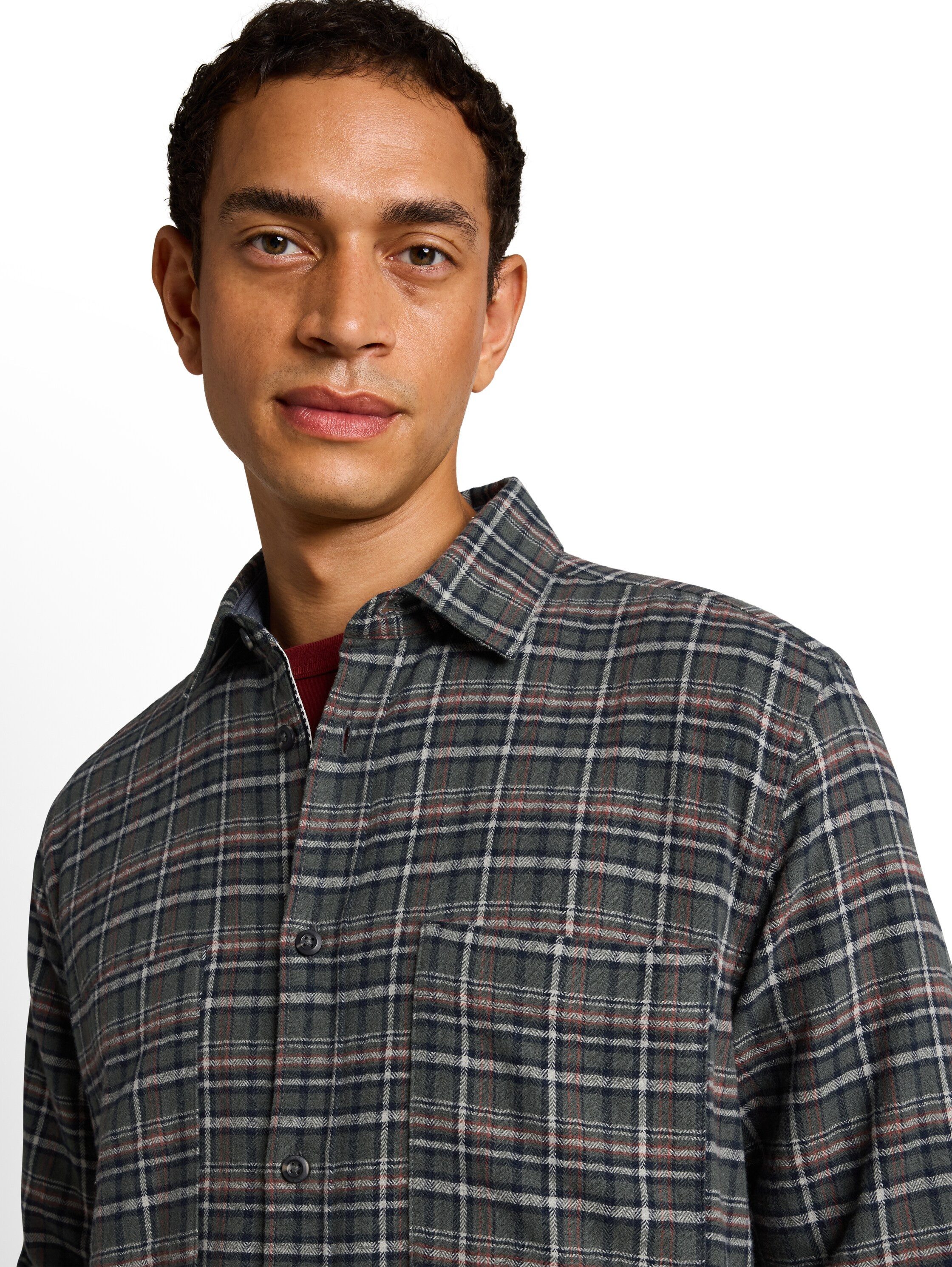 TOM TAILOR Langarmhemd mit Brusttaschen