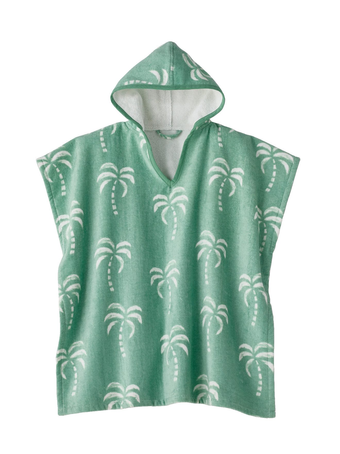 vertbaudet Badeponcho Kinder Badeponcho mit Recycling-Baumwolle, Recycelte Baumwolle