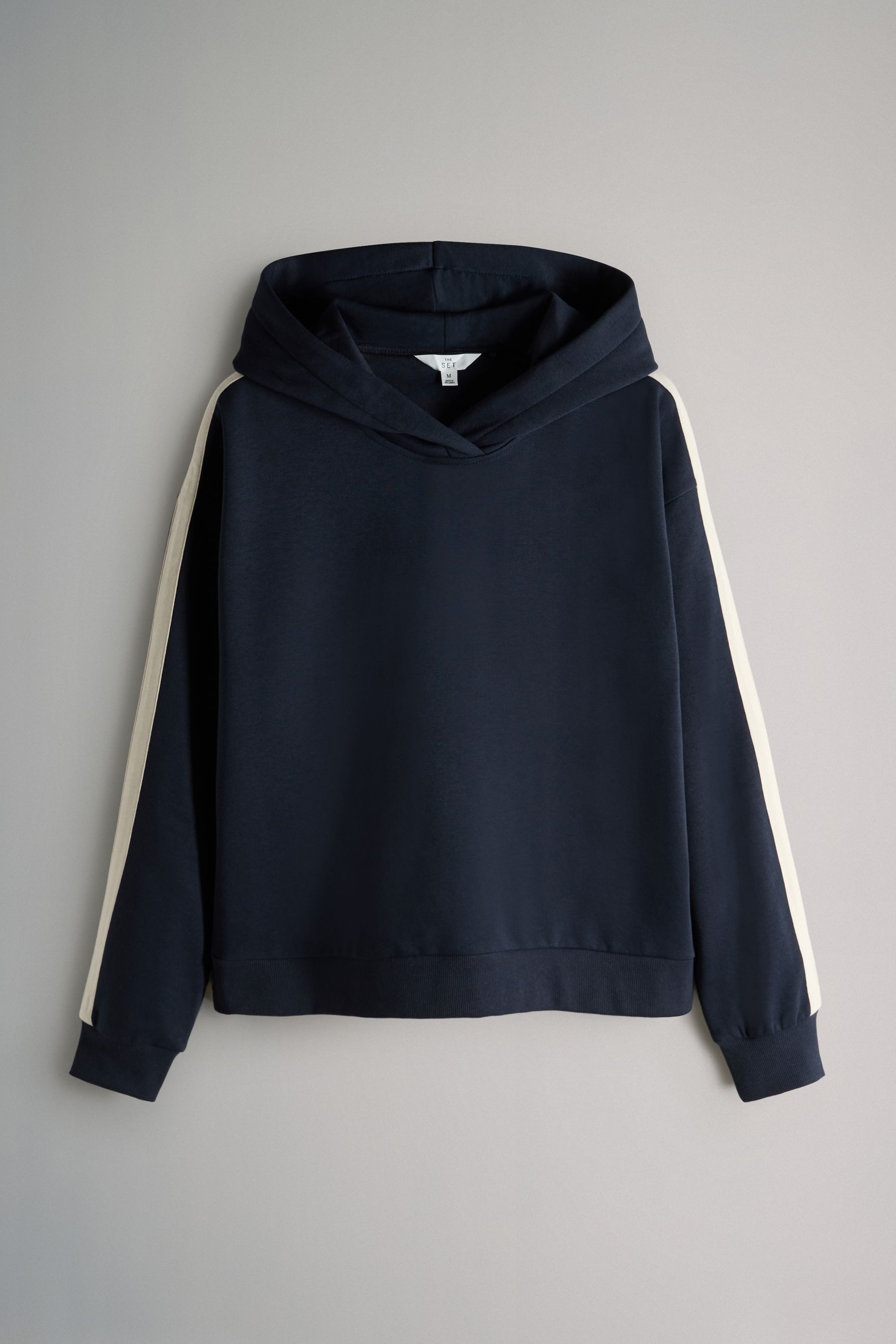 The Set Sweatanzug The Set Gestreifter Hoodie und Jogginghose, Set (2-tlg) günstig online kaufen