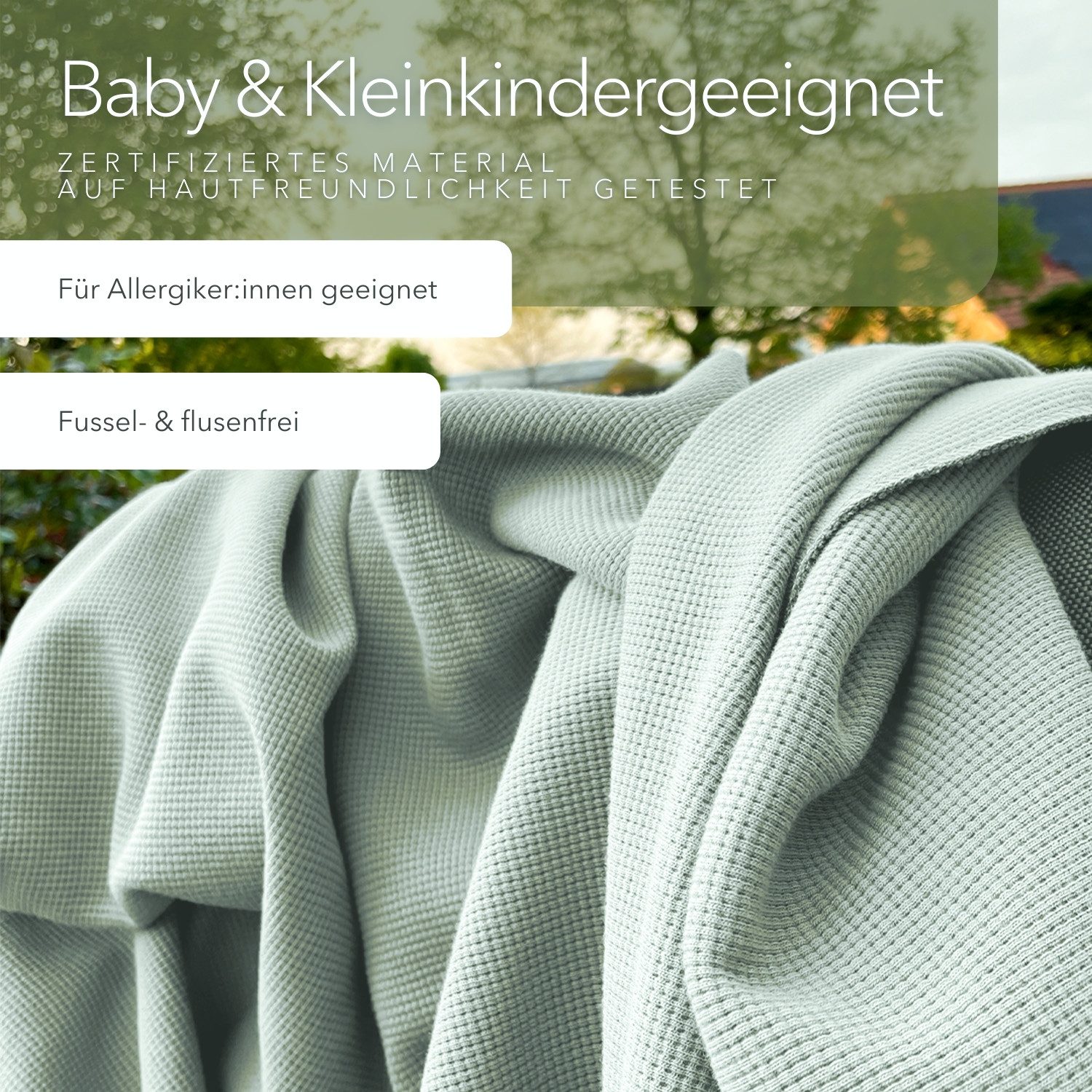Wohndecke Sommerdecke, Überdecke aus Baumwolle, blanketino, günstig online kaufen