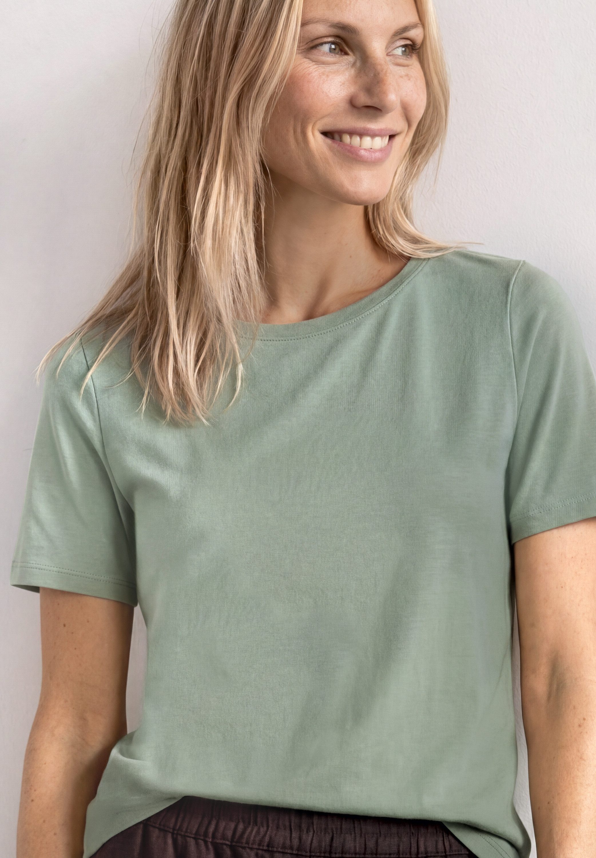 STREET ONE T-Shirt im soften Baumwoll-Mix