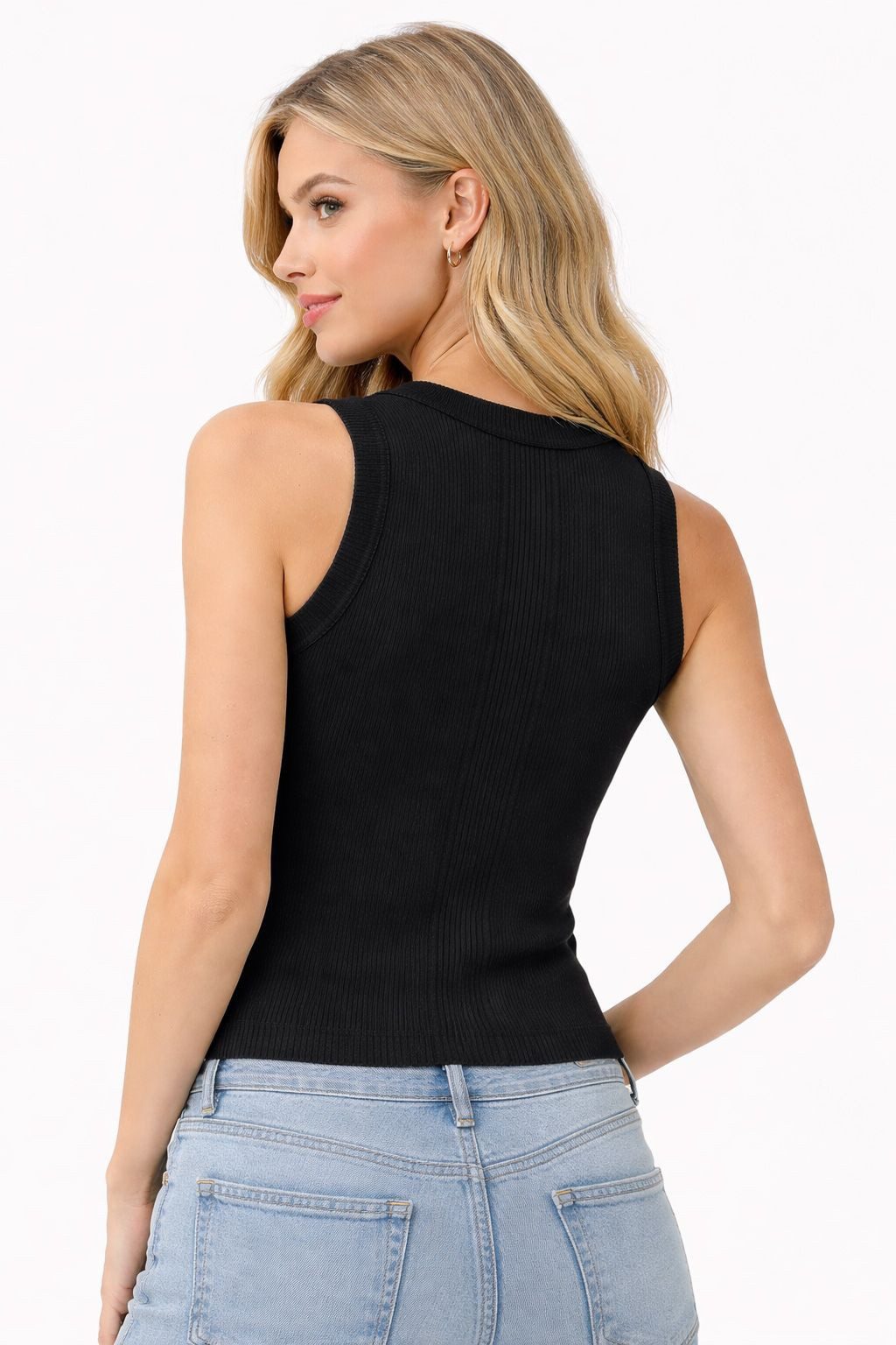YAYA Tanktop Tanktop mit glänzenden Details
