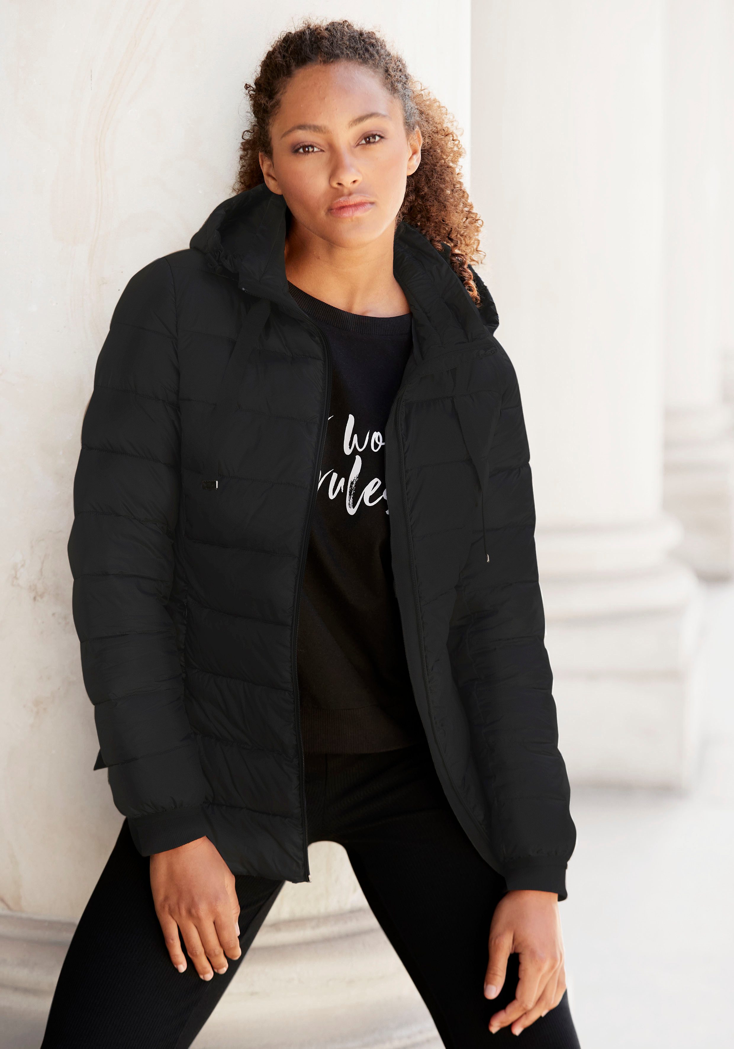LASCANA Steppjacke wind -und wasserabweisend