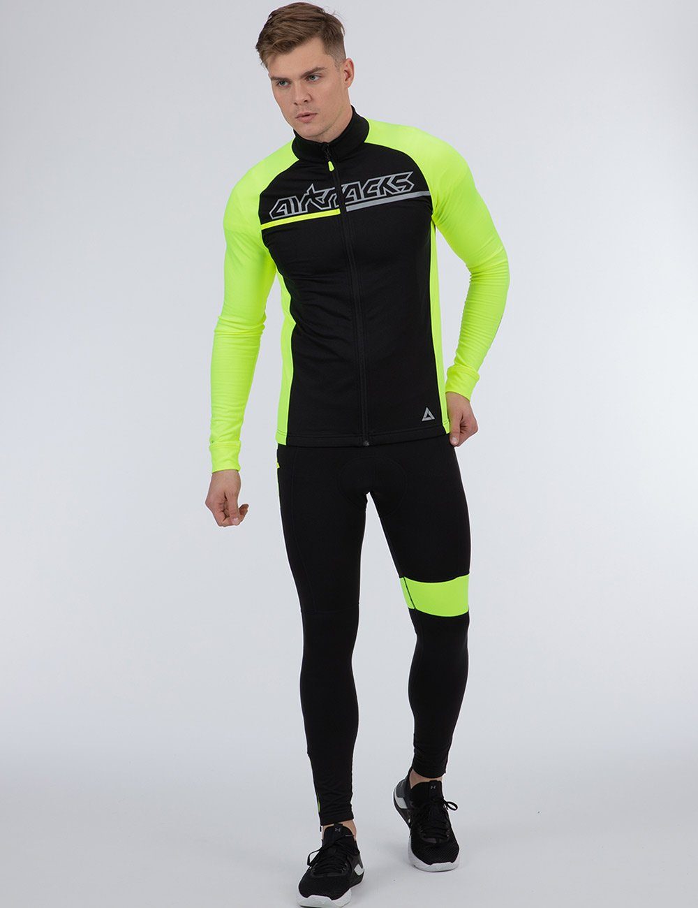 Airtracks Fahrradhose Herren Winter Radtrikot Set Pro Team (Fahrradtrikot S günstig online kaufen