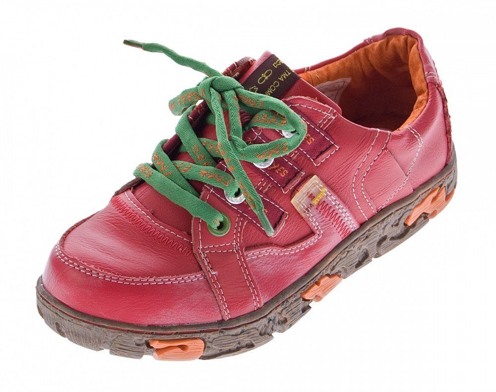 Damen Leder Schuhe TMA 4181 Sneaker Halbschuhe Schnürschuh