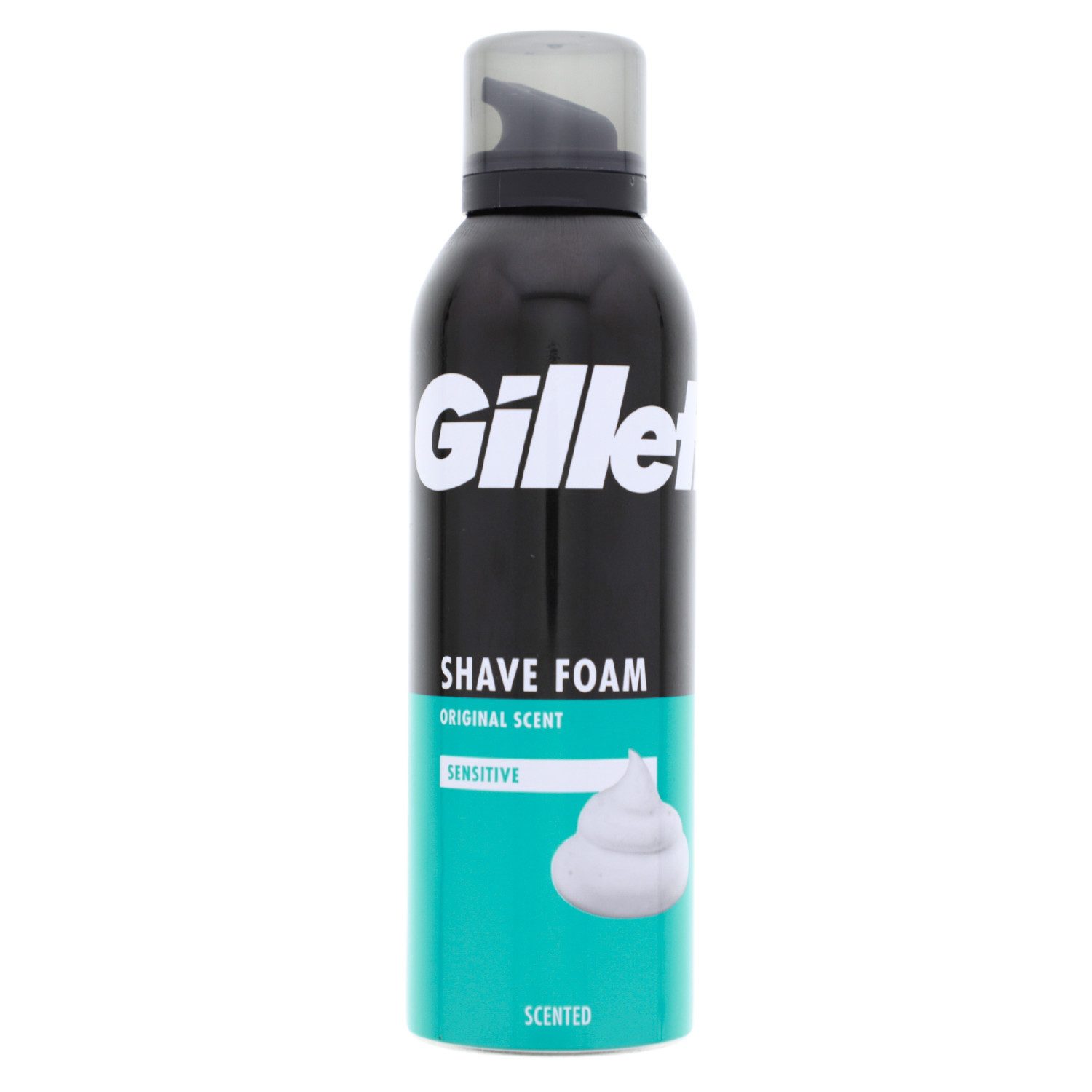 Rasierschaum Gillette Classic Sensitiv Basis Bartpflege Rasierschaum für Männer 200