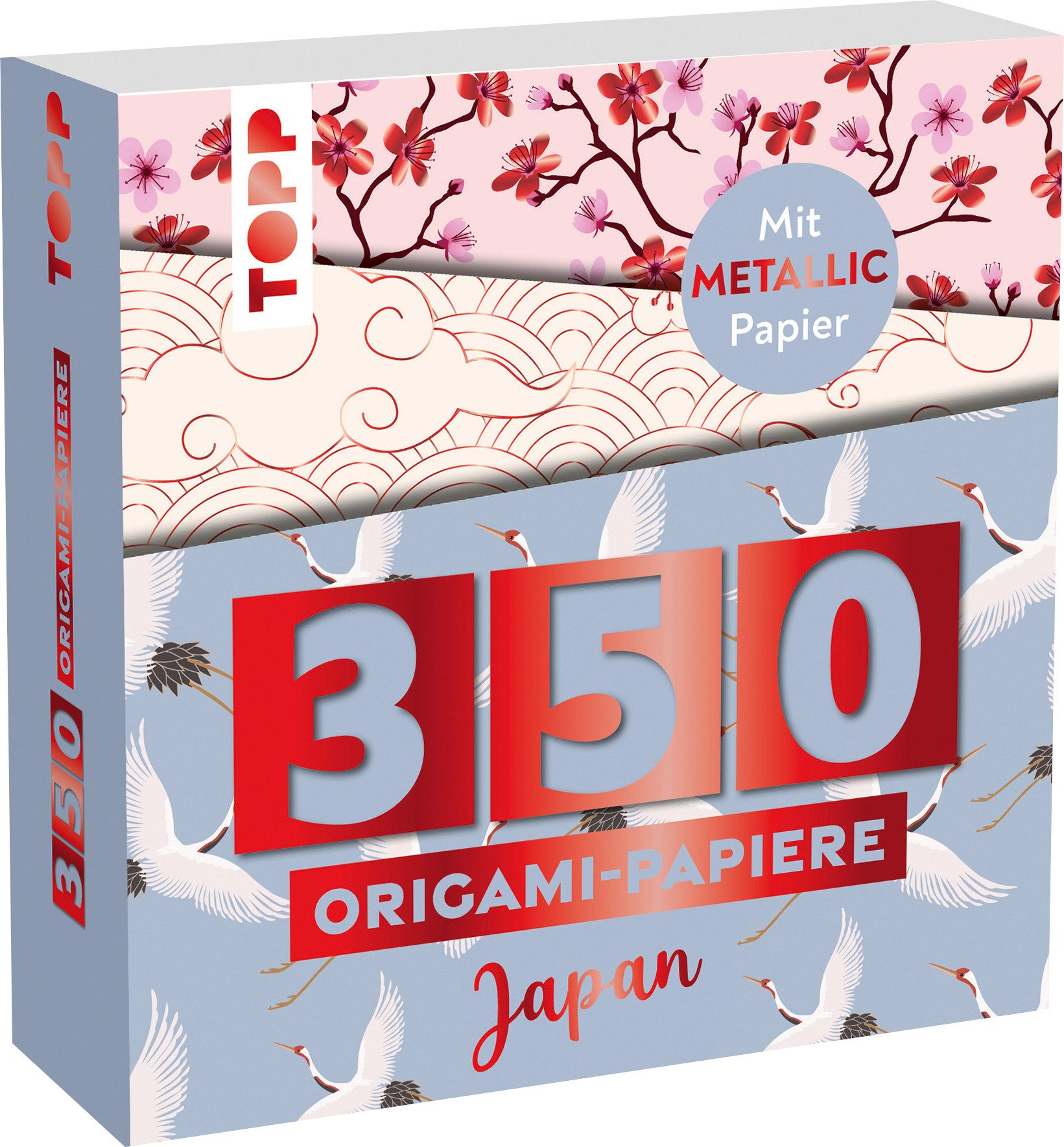 Topp Kreativset Origami-Block 'Japanische Motive, (360-tlg)