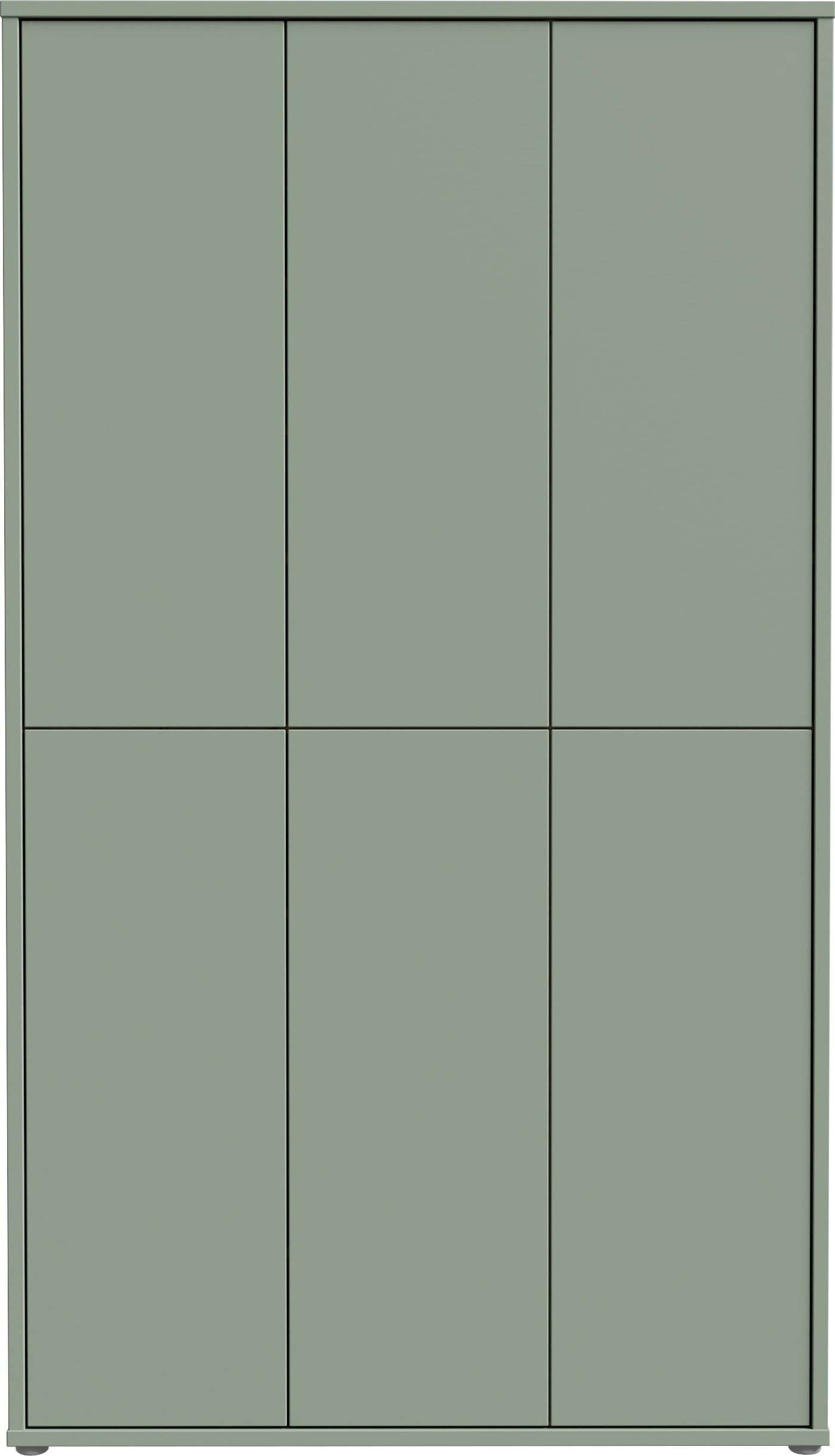 FORTE Schuhschrank Alice Springs, Schuhschrank, B/H/T 109,2/191,9/34,9 cm, 36 Paar Schuhe (B/H/T 109,2/191,9/34,9 cm) Stauraumschrank, Mehrzweckschrank, (B/H 109cm x 192cm), mit 16 Böden