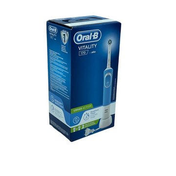 Oral-B Elektrische Zahnbürste Oral-B Vitality 170 CrossAction, Aufsteckbürsten: 1 St., Wiederaufladbar, Drucksensor