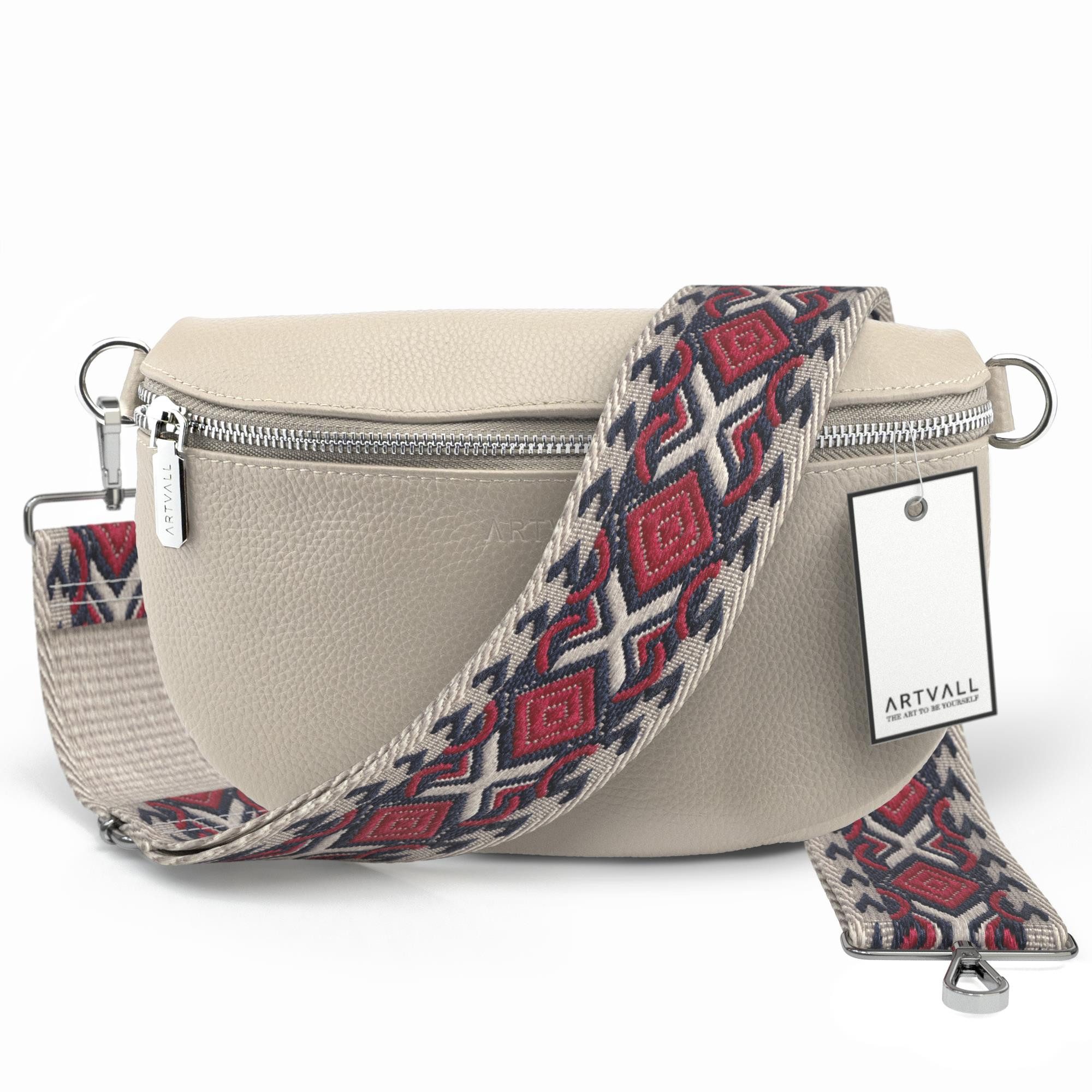 ARTVALL Umhängetasche Echtleder Handtasche Brusttasche Crossbody günstig online kaufen